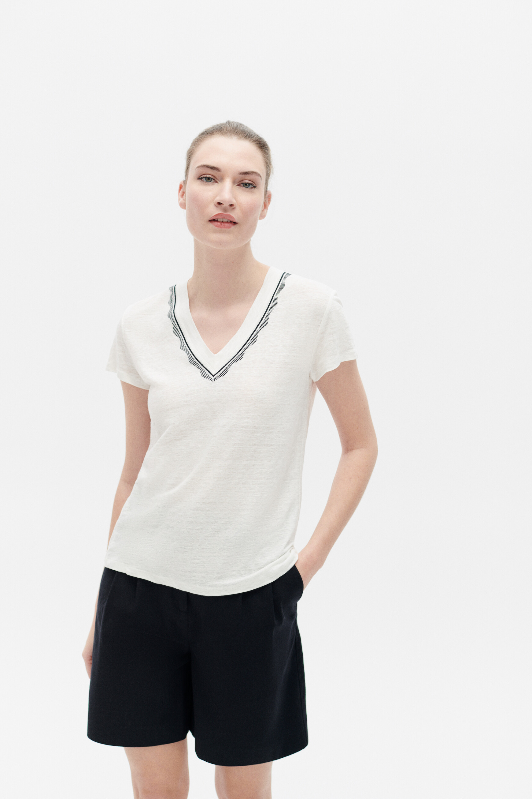 t shirt toleda ivoire femme T-shirt toleda ivoire femme