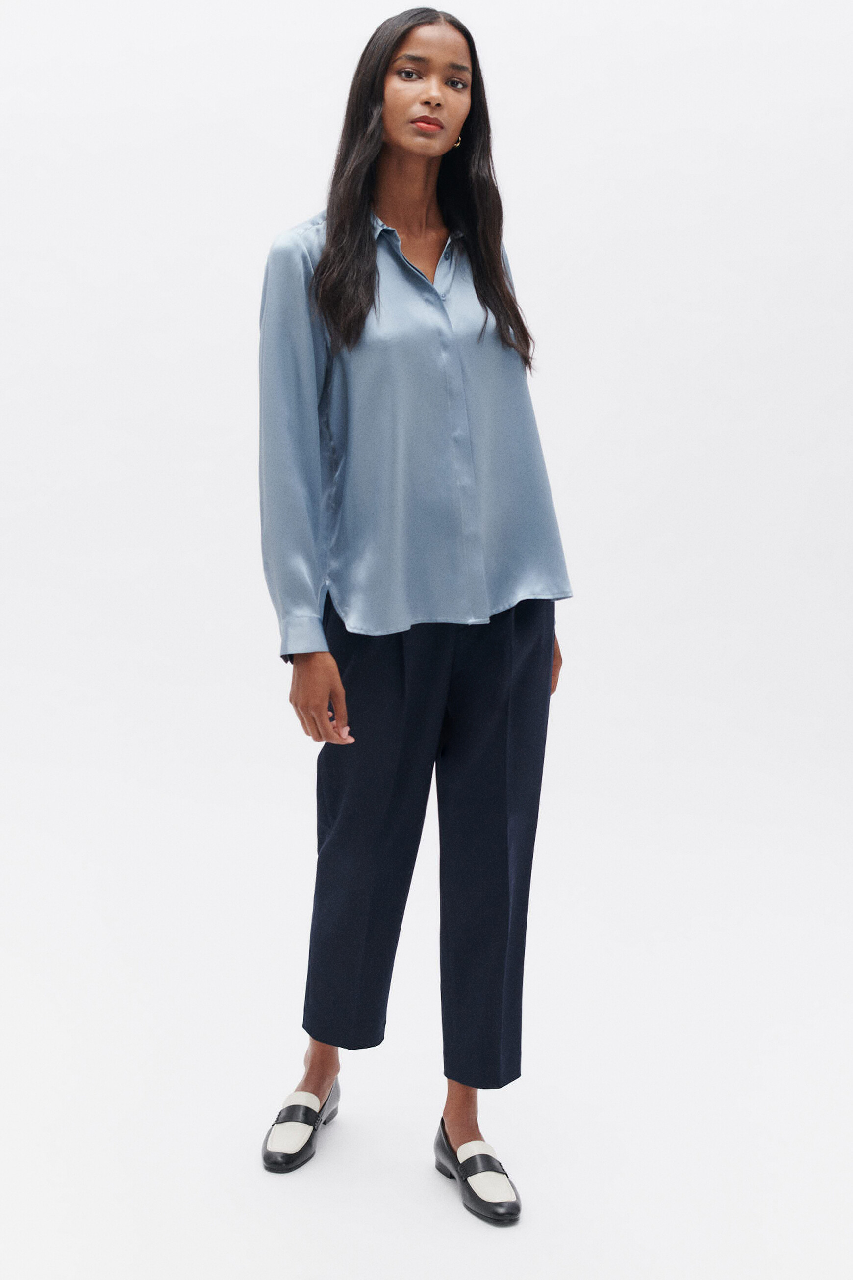 Chemise sales soie caroll