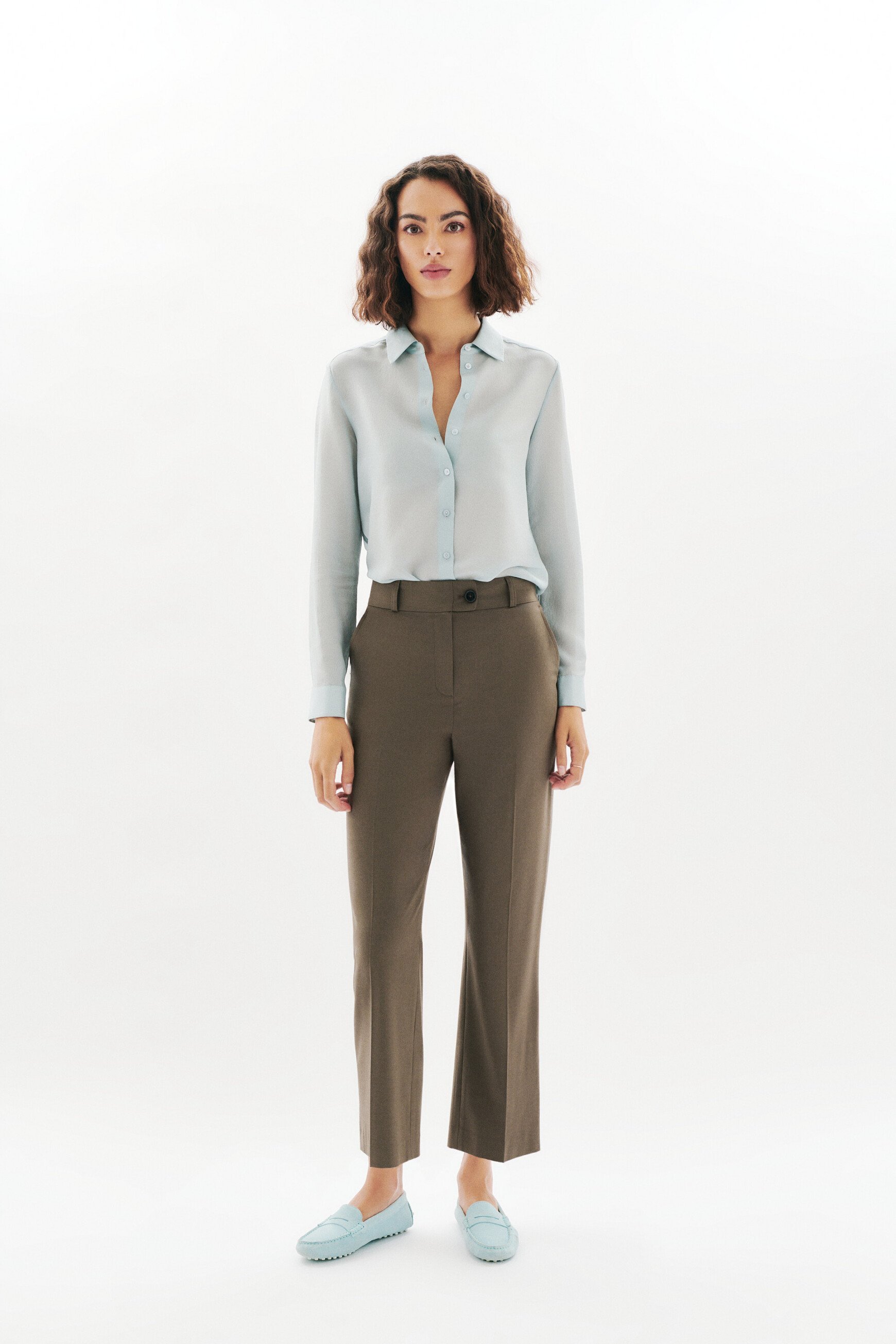 Pantalon Pirouette taupe femme