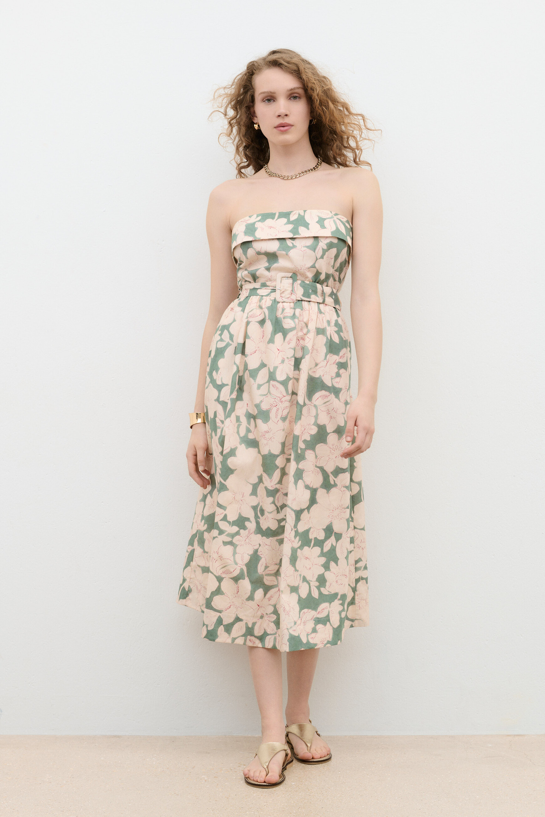 Robe Rlydia vert femme
