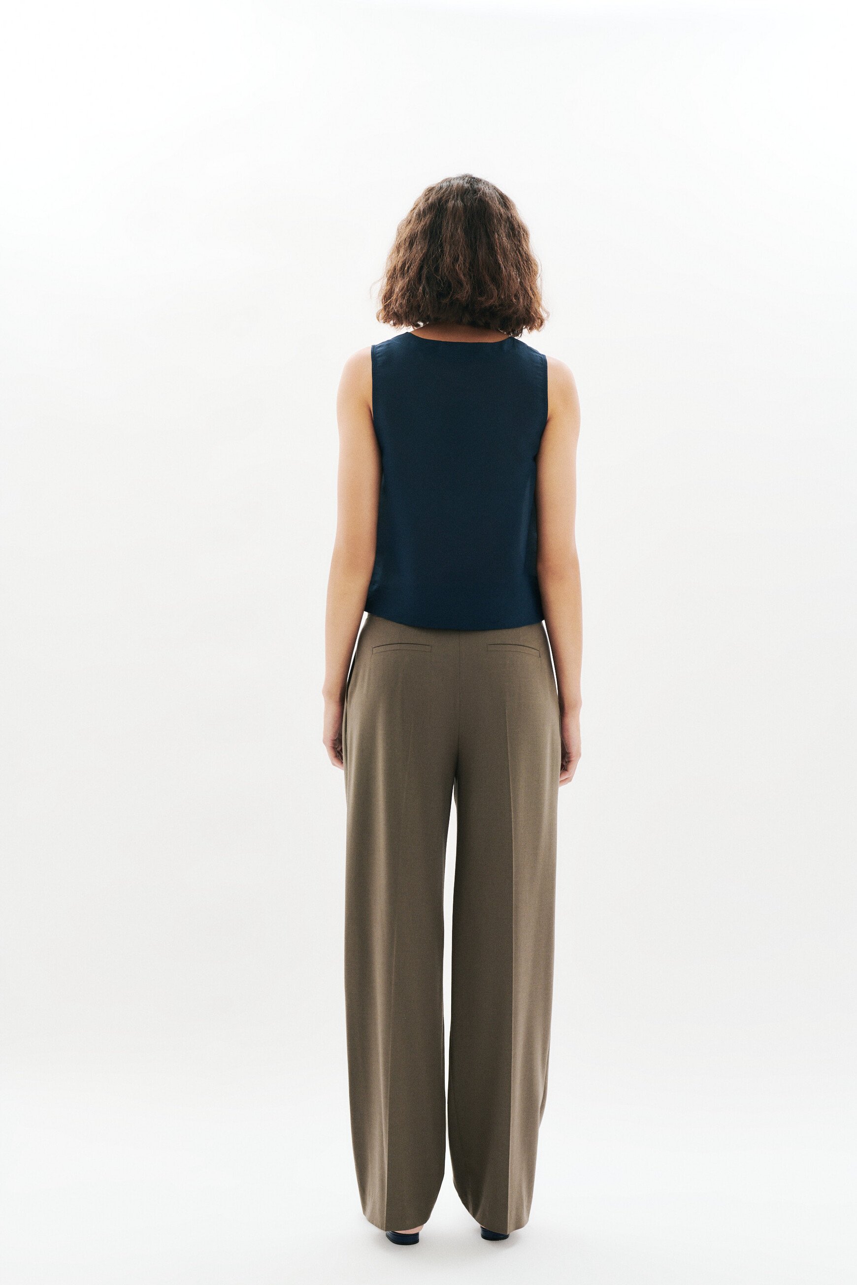 Broek Pliage taupe vrouw