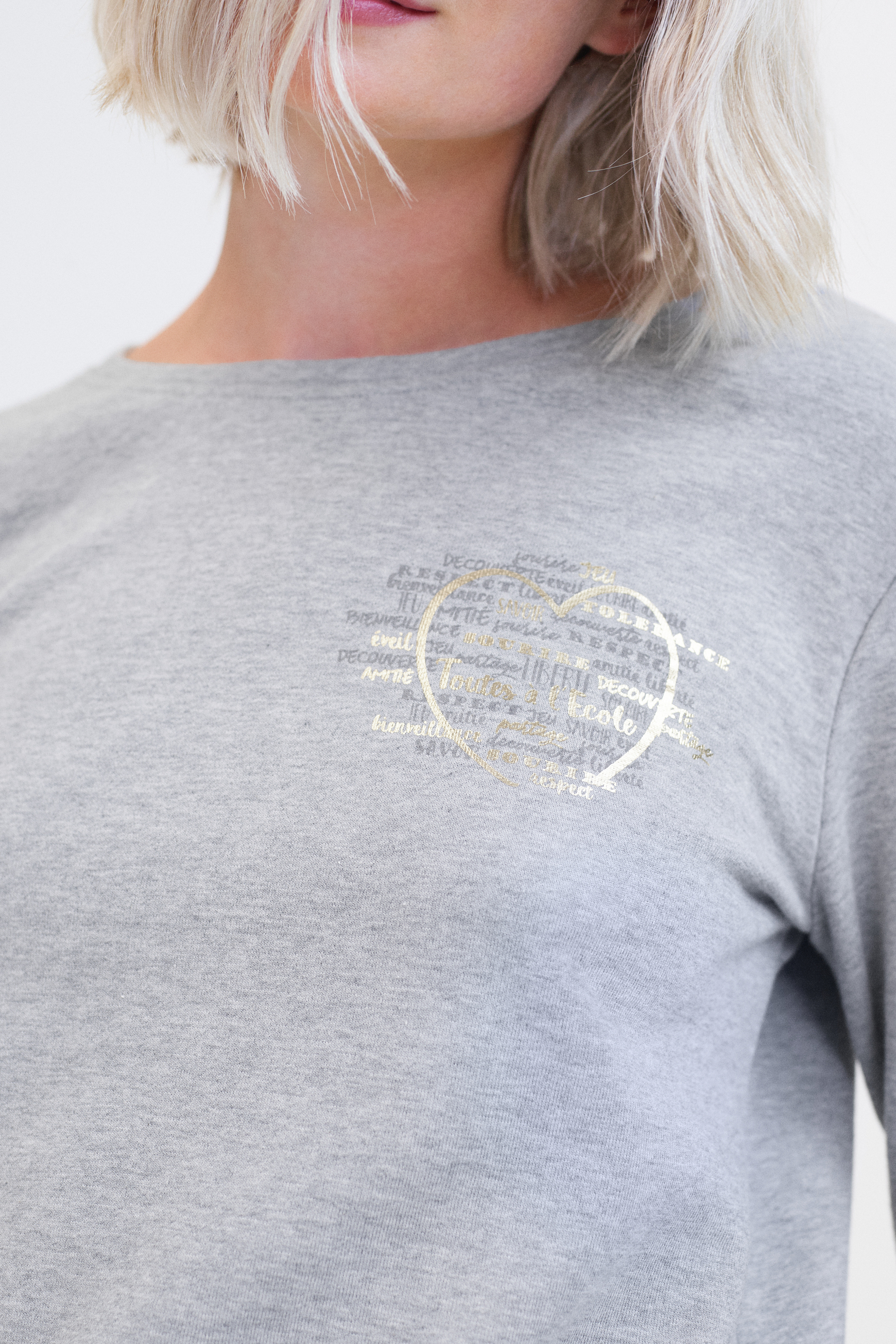 sweat ines gris femme Sweat Ines gris femme