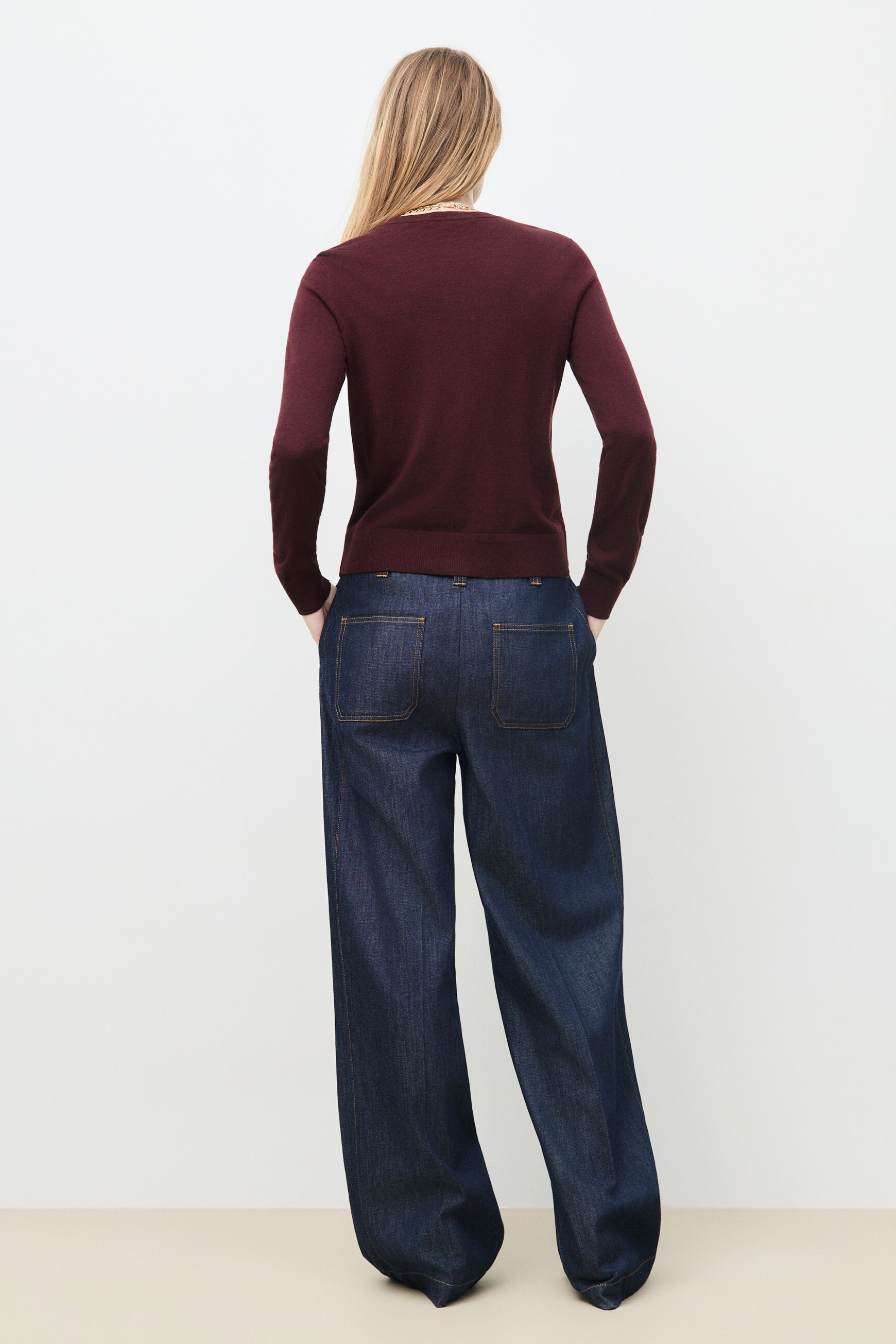 Madelina sweater burgundy woman