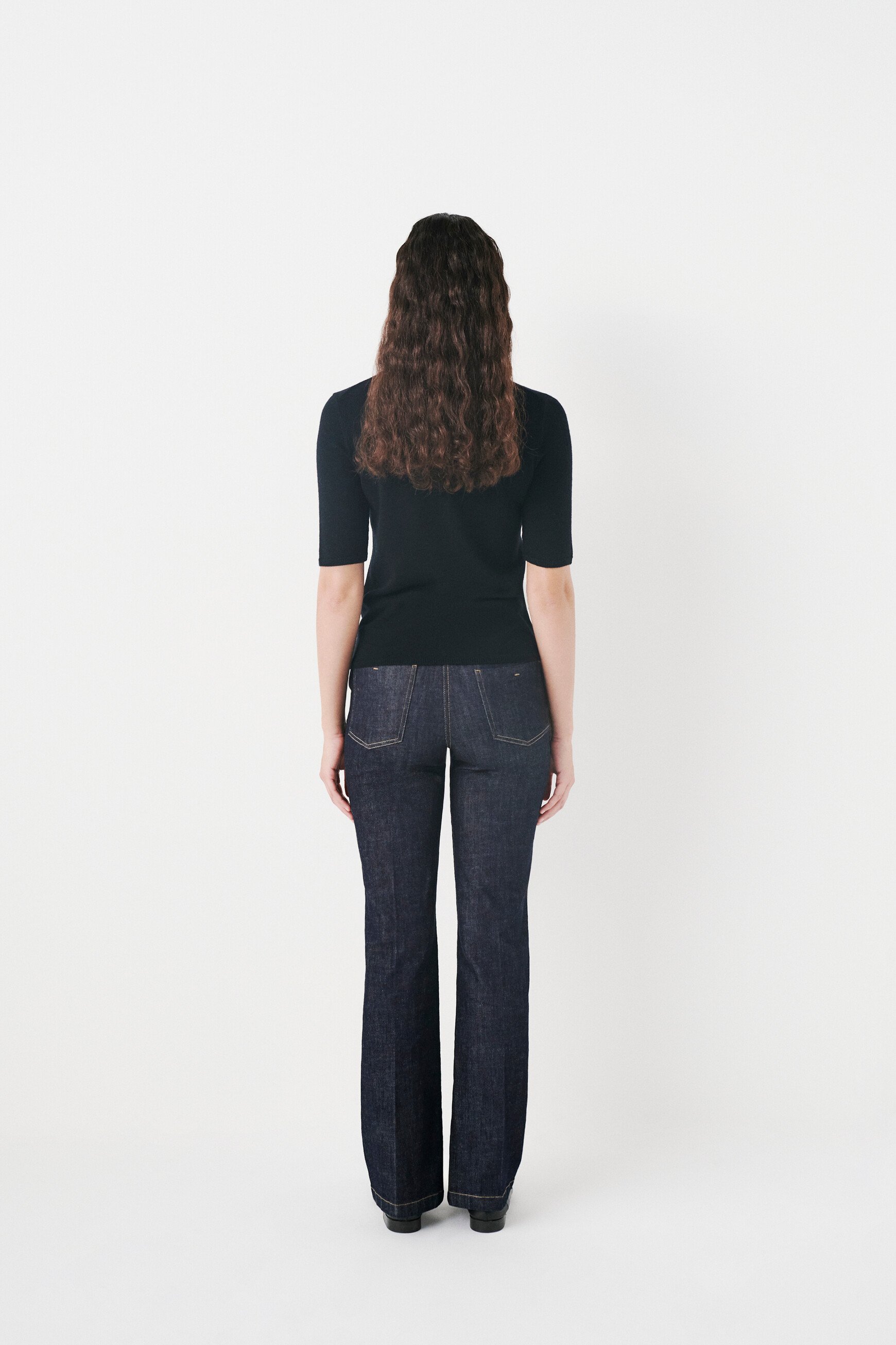 Pull laine noir femme best sale