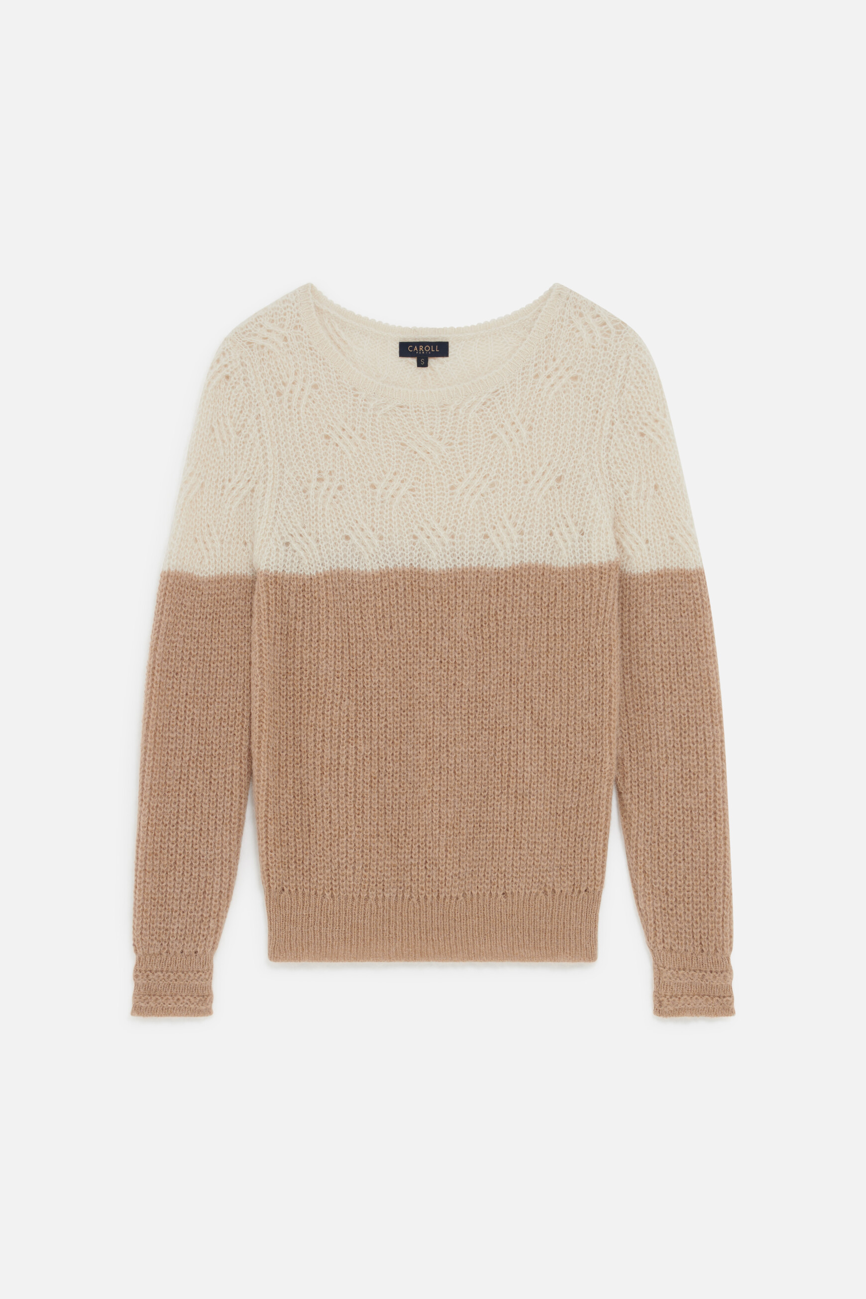 Pull maud camel femme