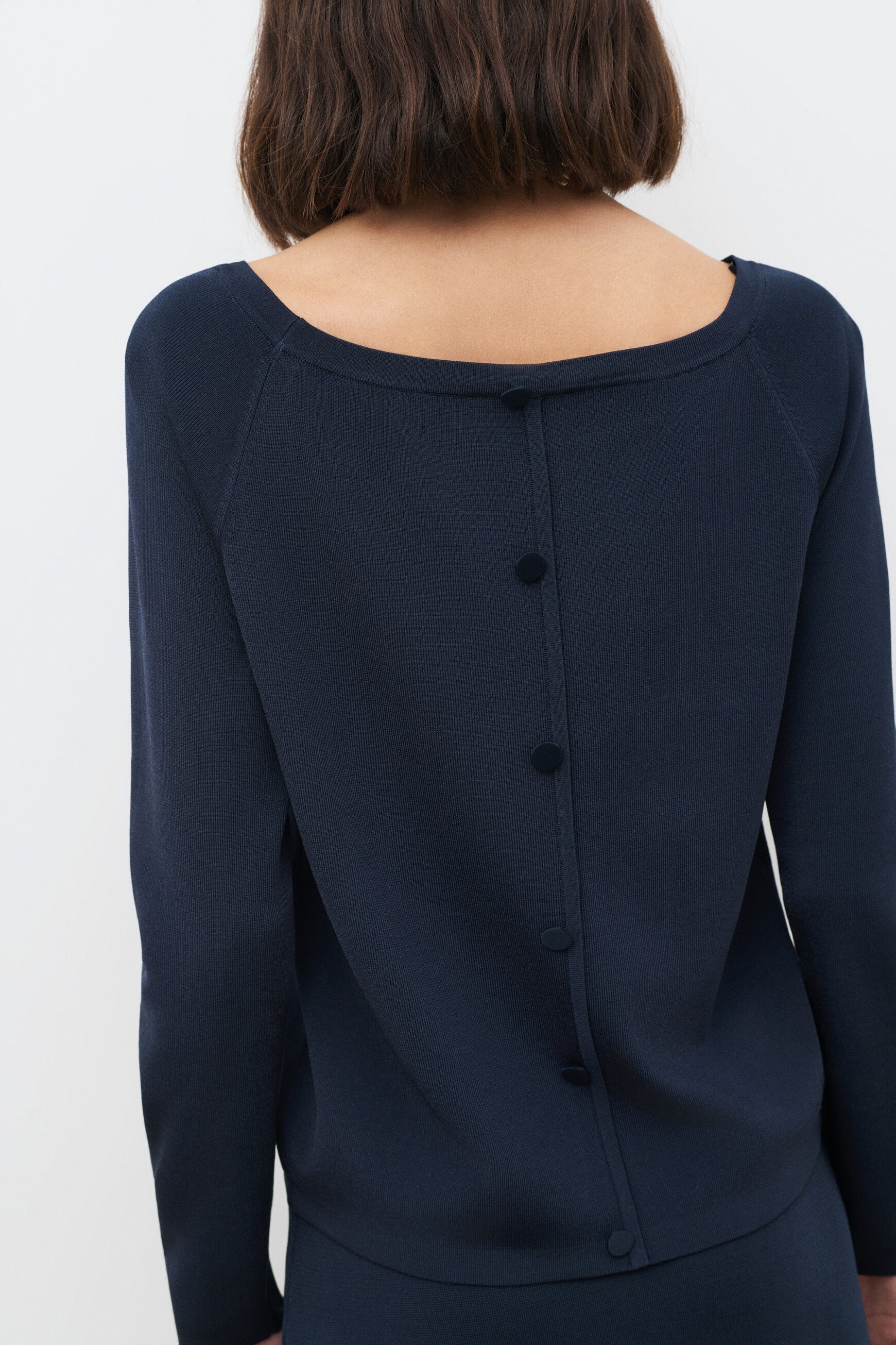 Mtara sweater navy blue woman