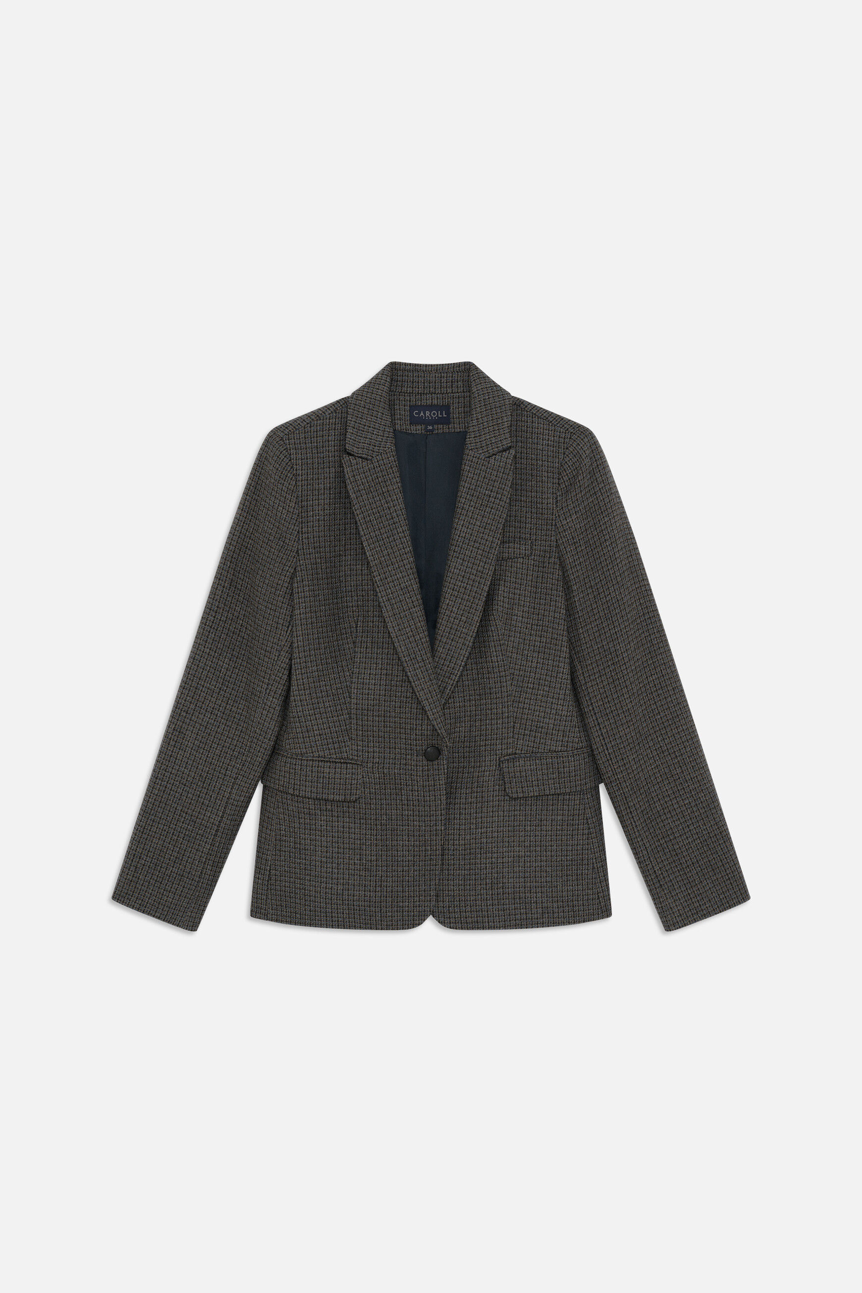 vaurora pied de puce jacket grey woman Vaurora Pied De Puce jacket grey woman