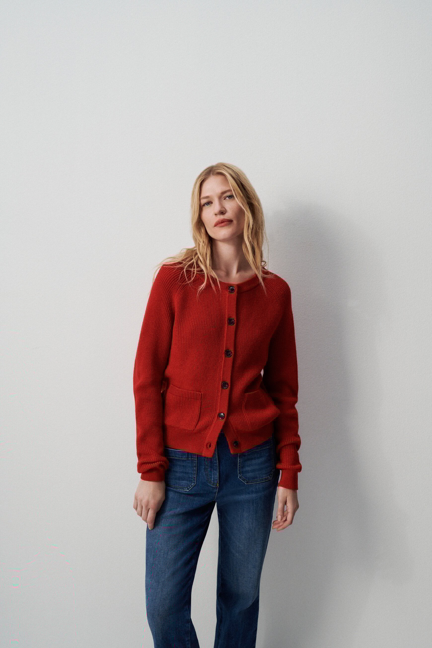 mjosephine sweater red woman