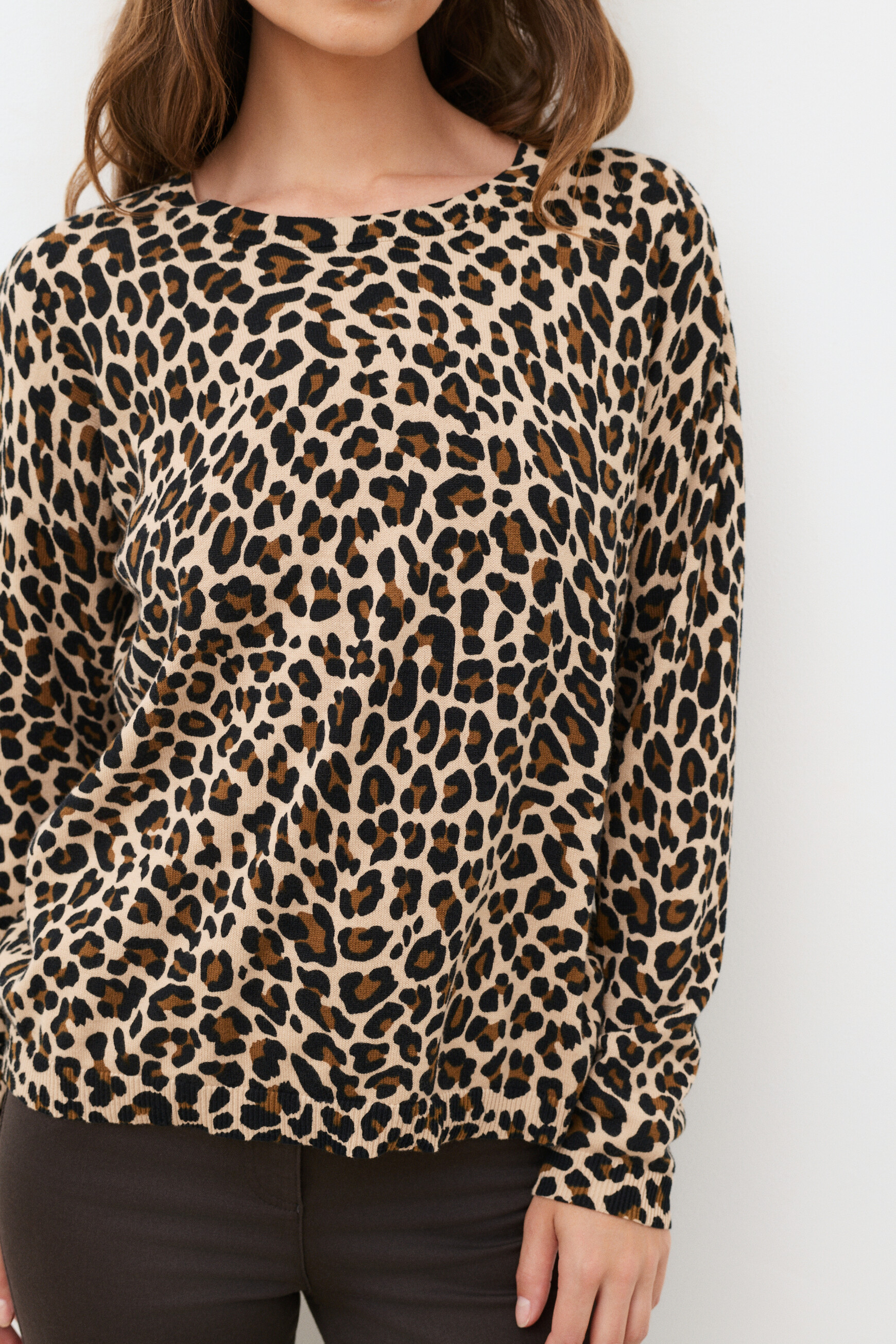 Mado sweater cognac brown woman