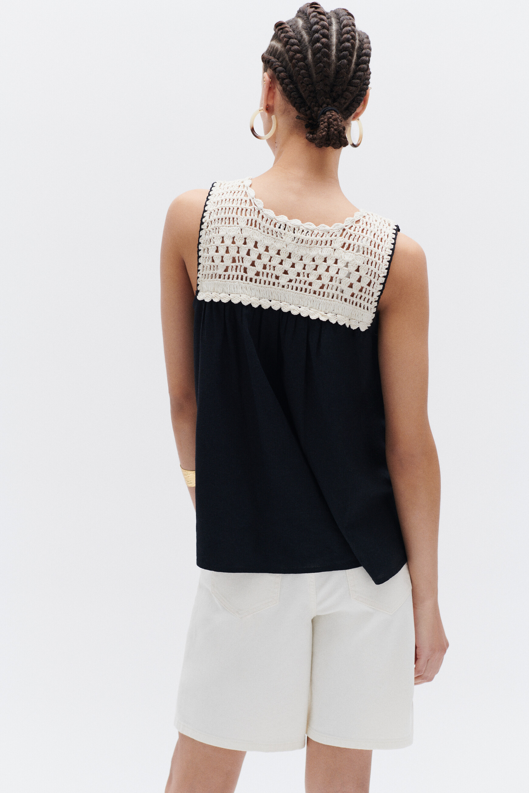 top nina noir femme top nina noir femme