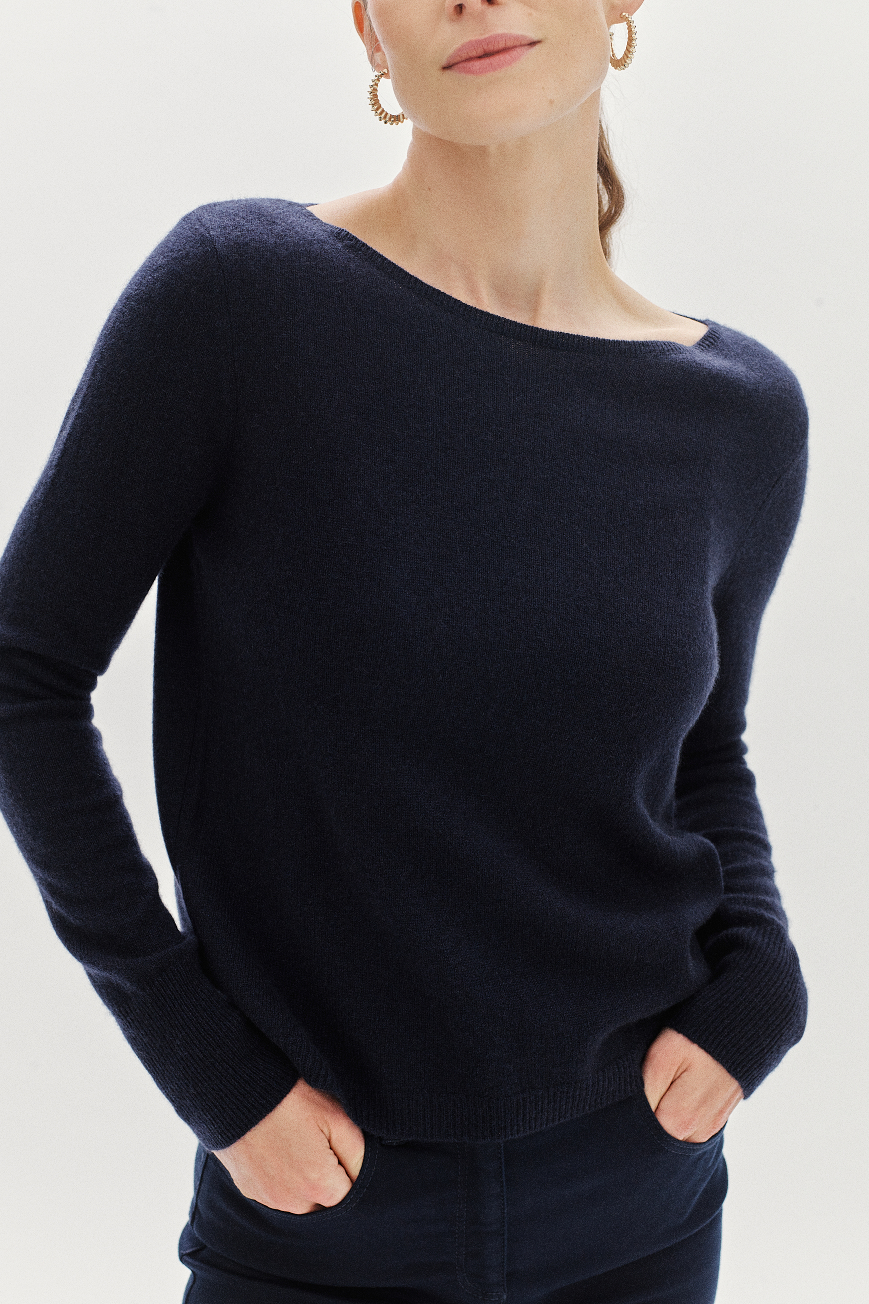 pull zofia lurex 100 cachemire bleu petrole femme pull zofia lurex 100% cachemire bleu petrole femme