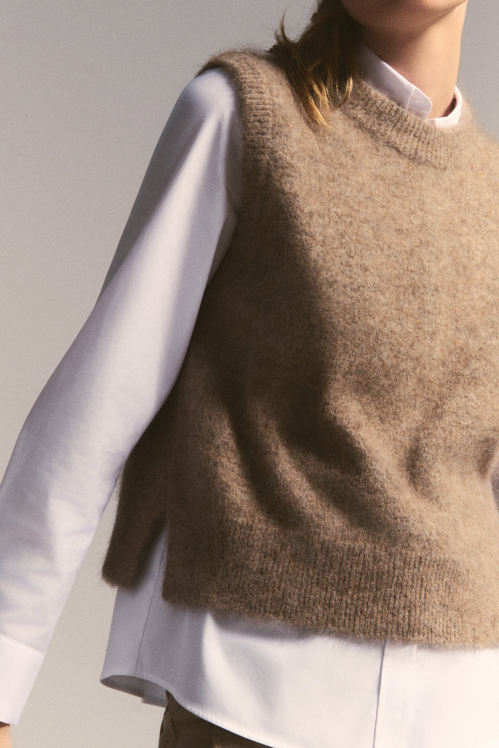 Maglione Mdoug marrone chiaro donna