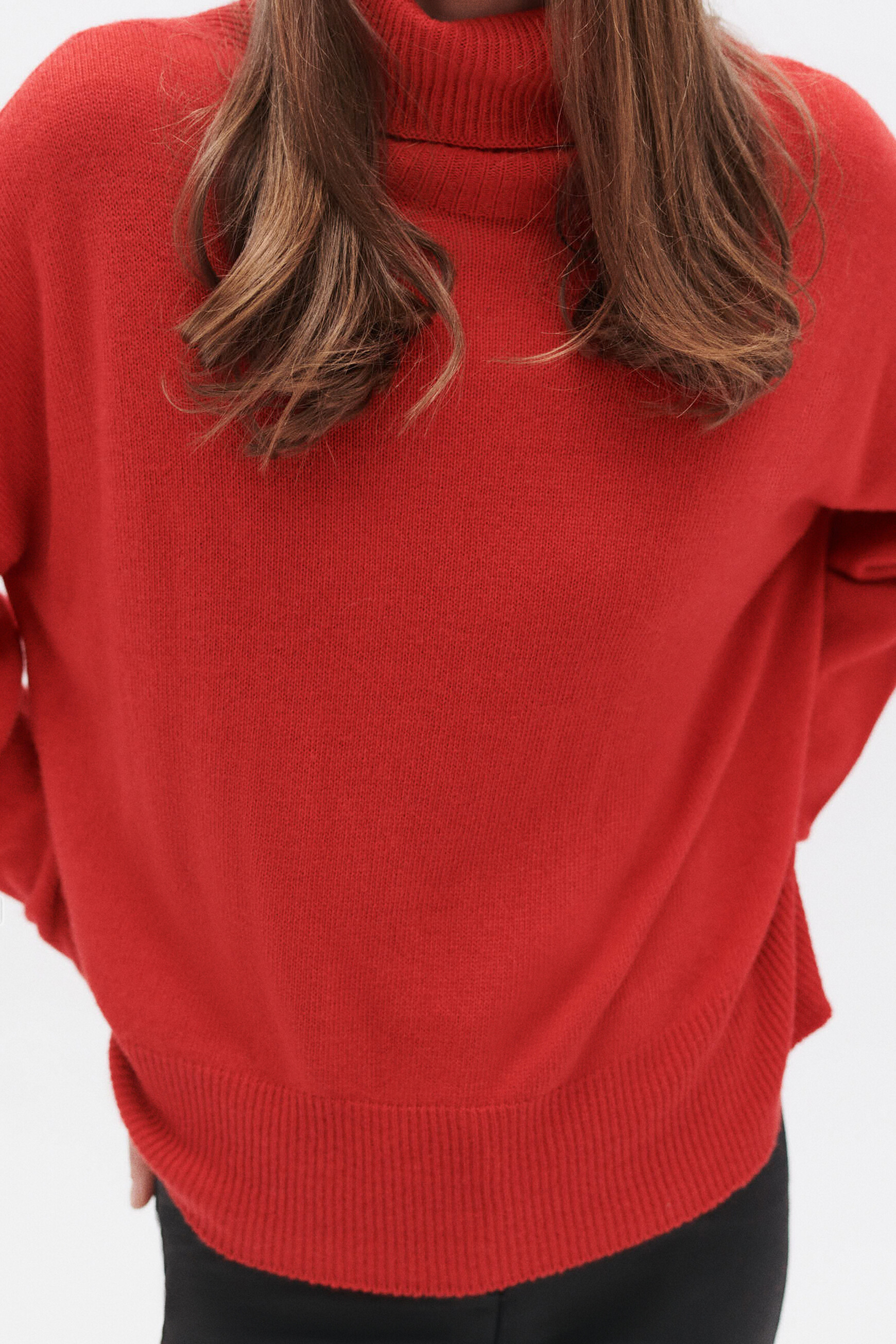 Pull muray rouge femme