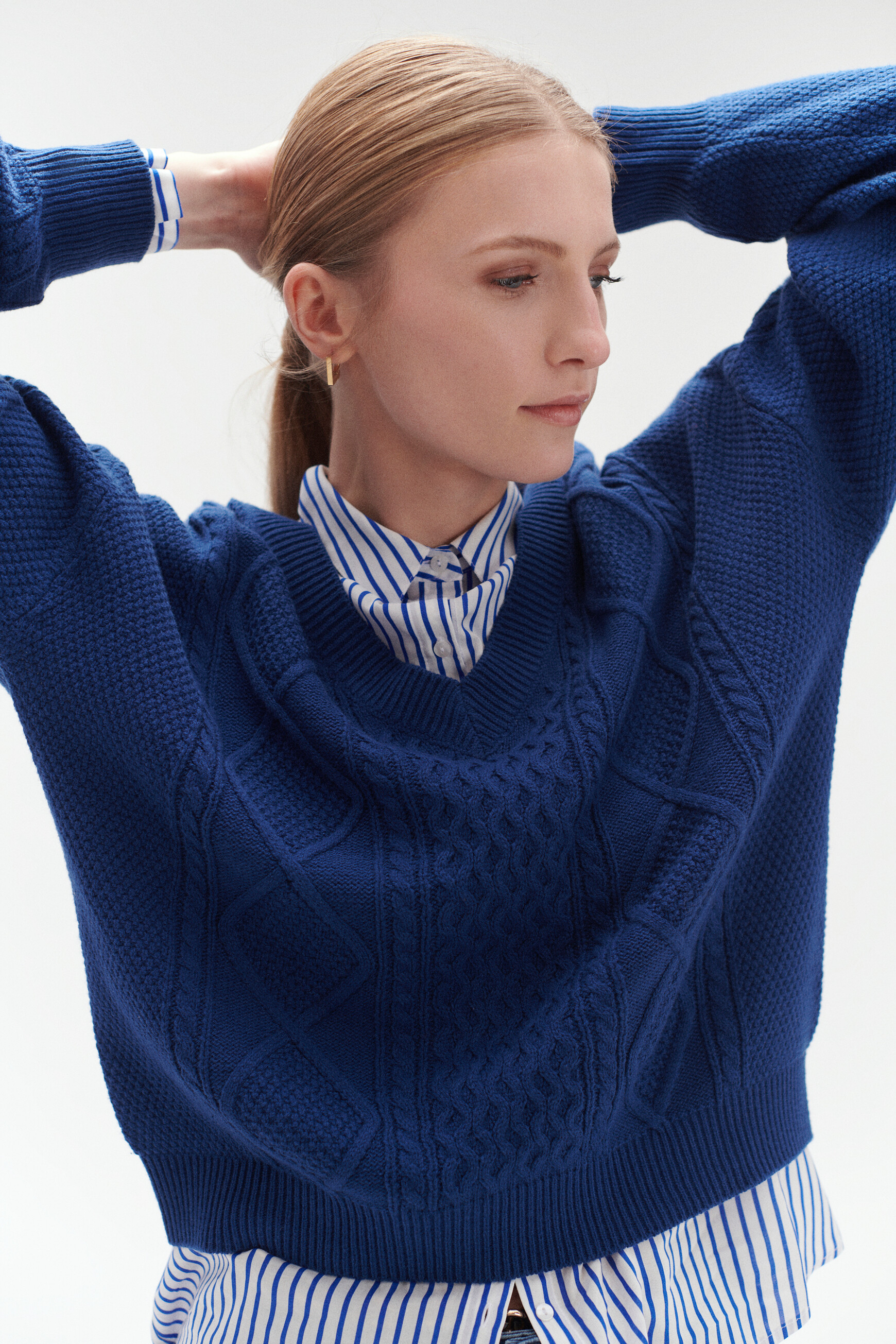 Pullover Eden blau damen