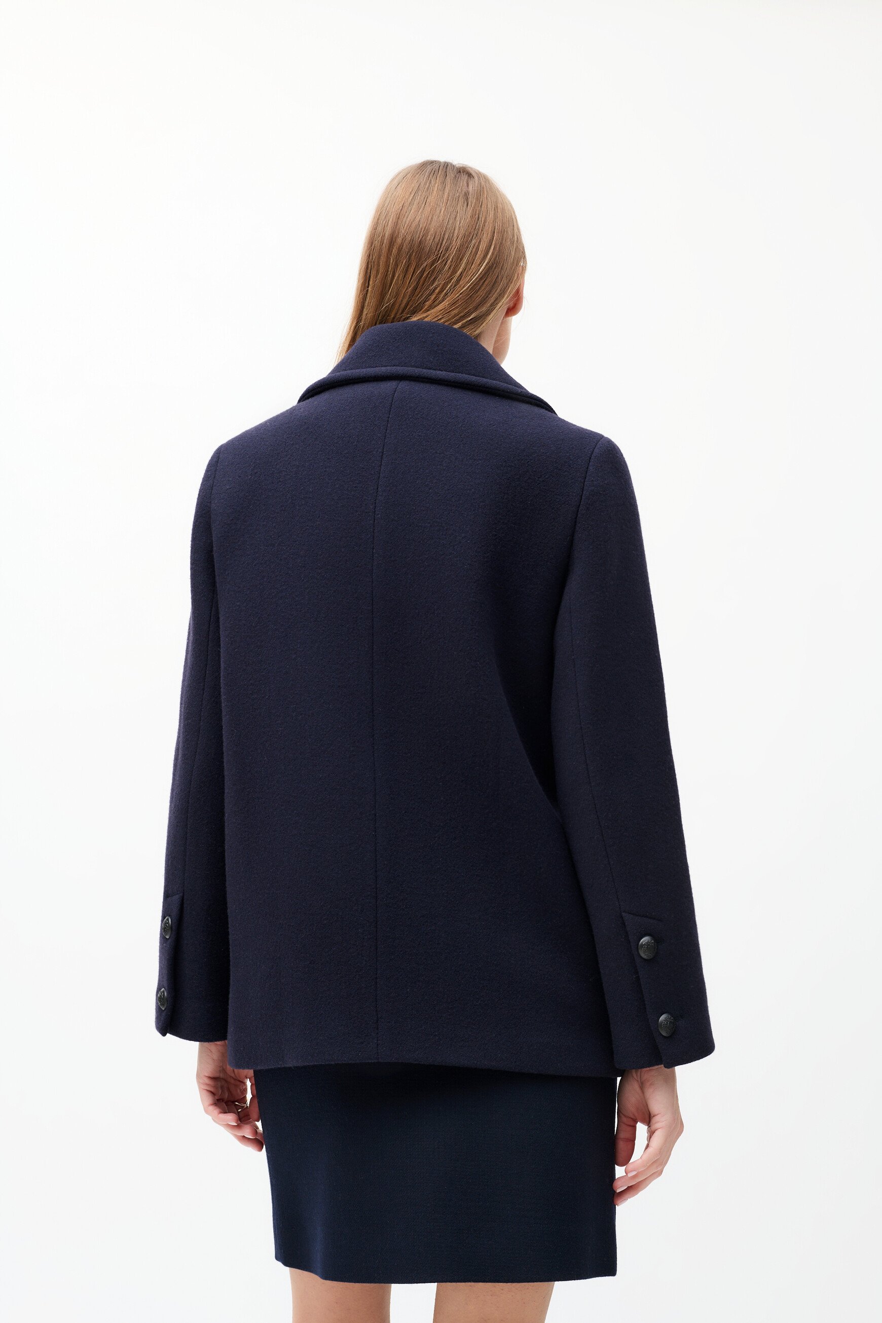 Manteau Gabane bleu marine femme