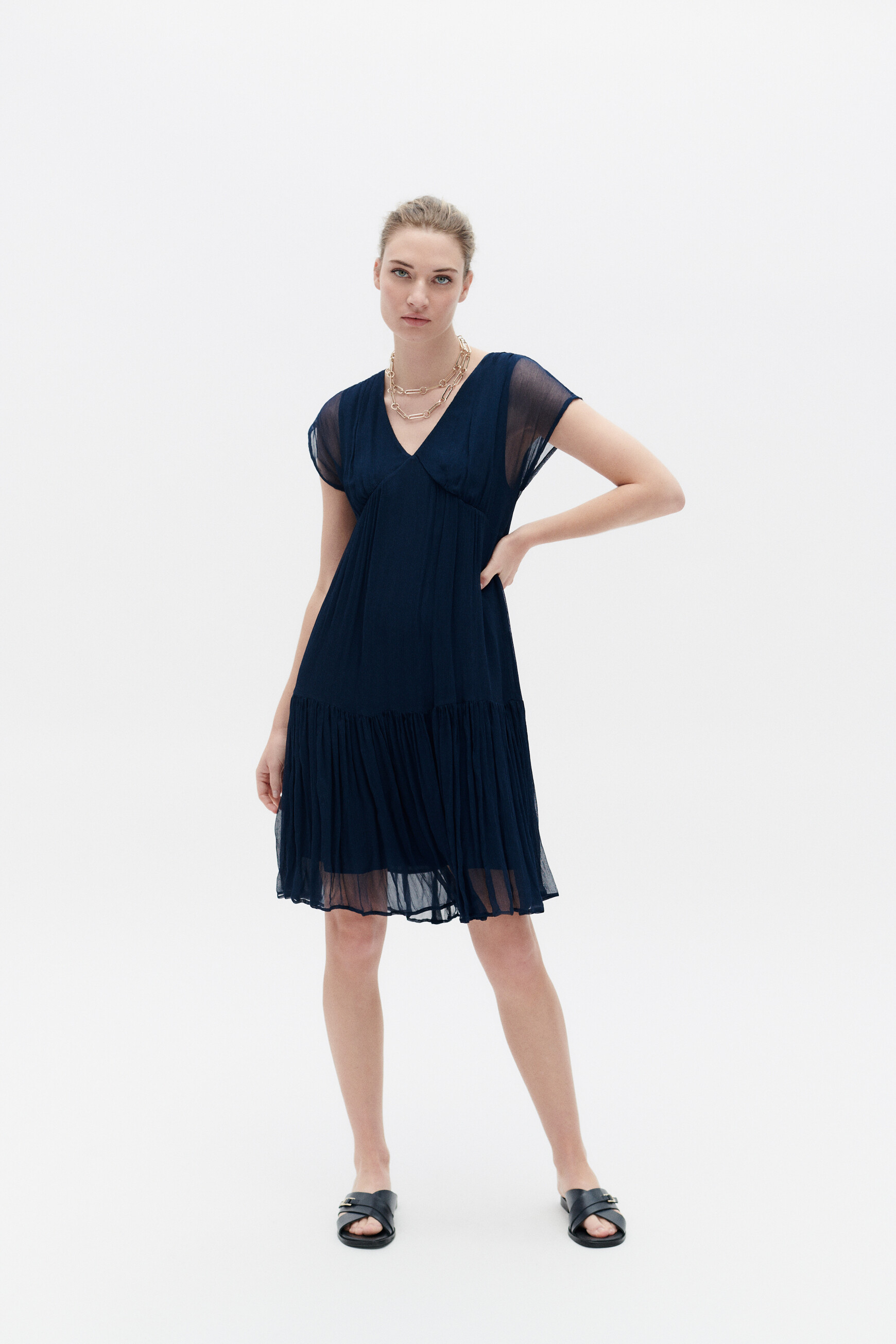 robe reliane bleu marine femme Robe reliane bleu marine femme