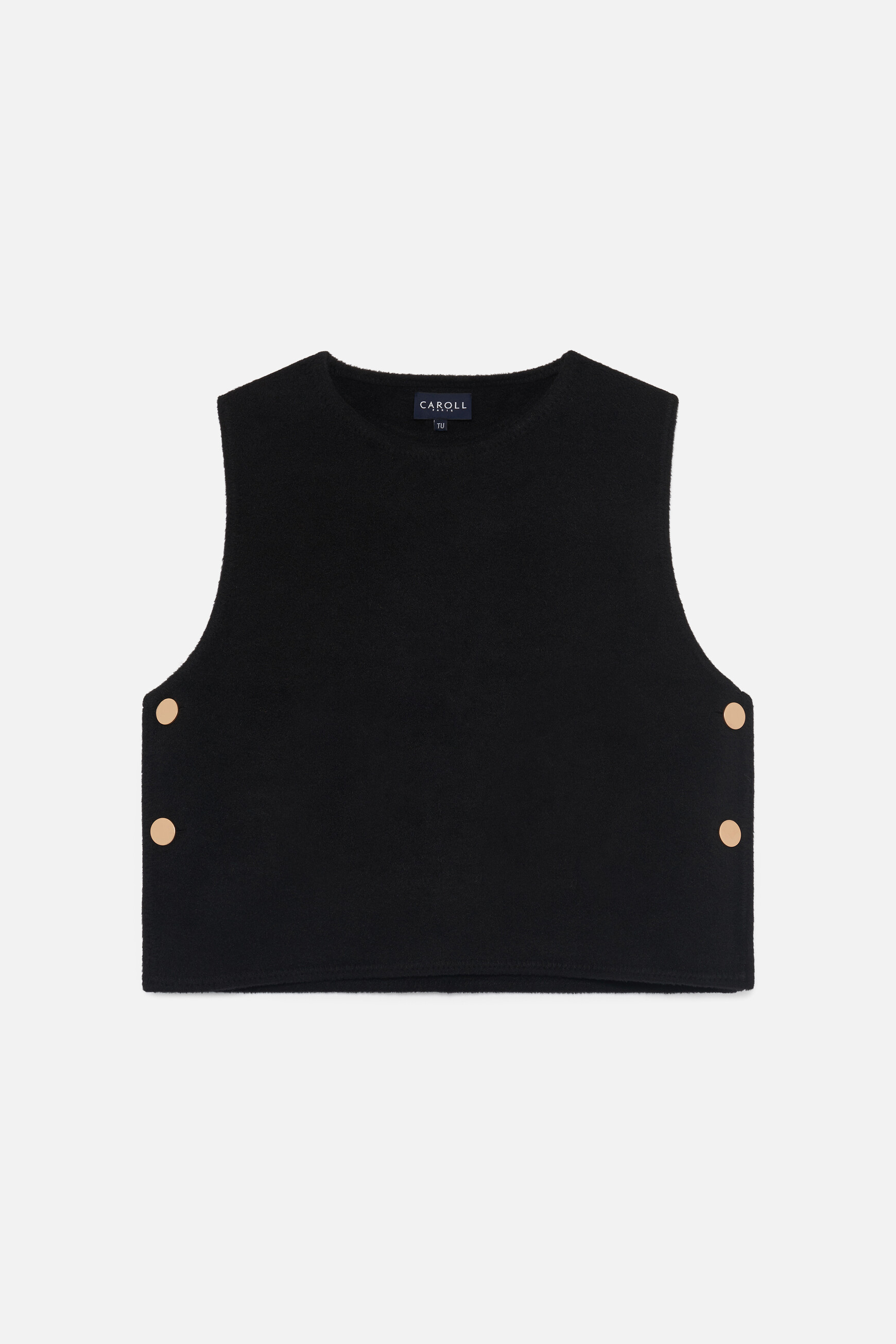Poncho Heline noir femme
