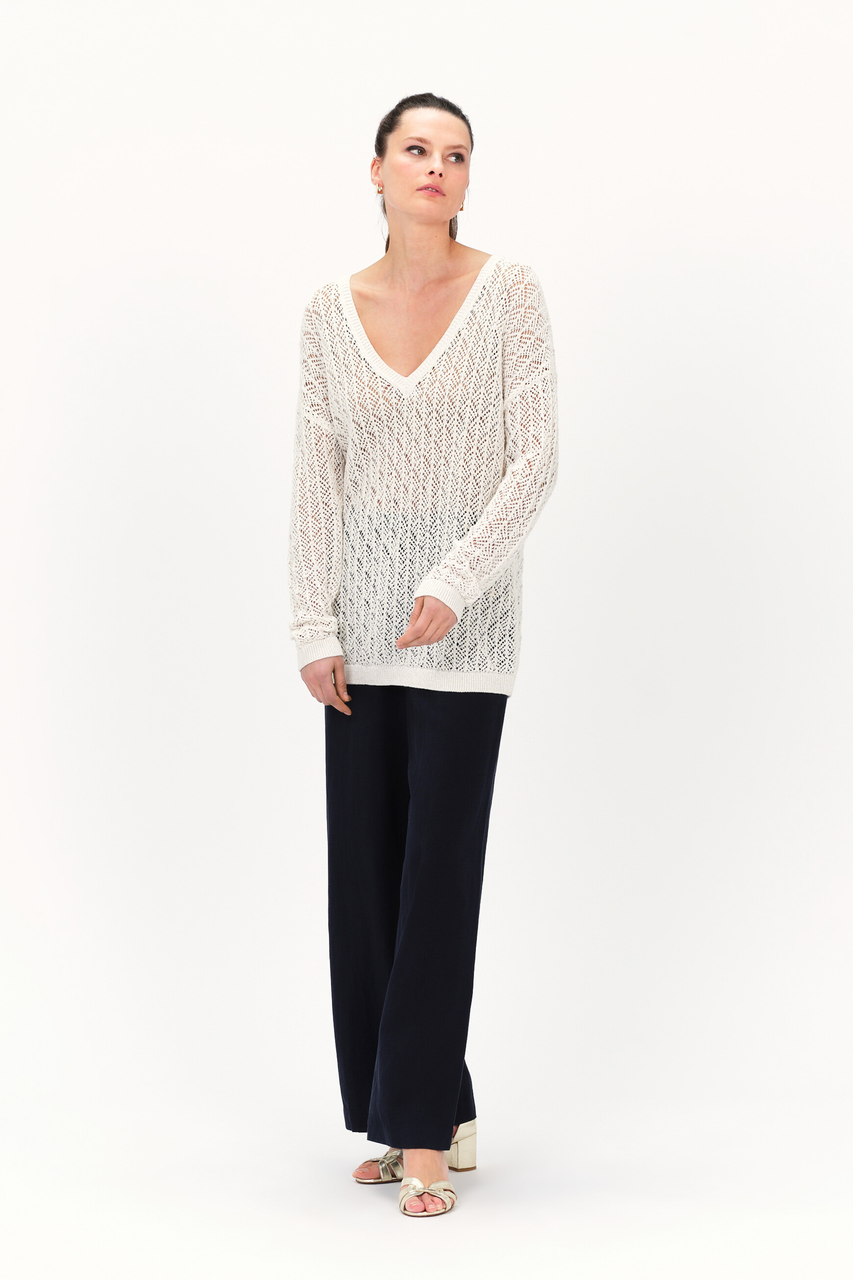 Menzo jumper ecru woman