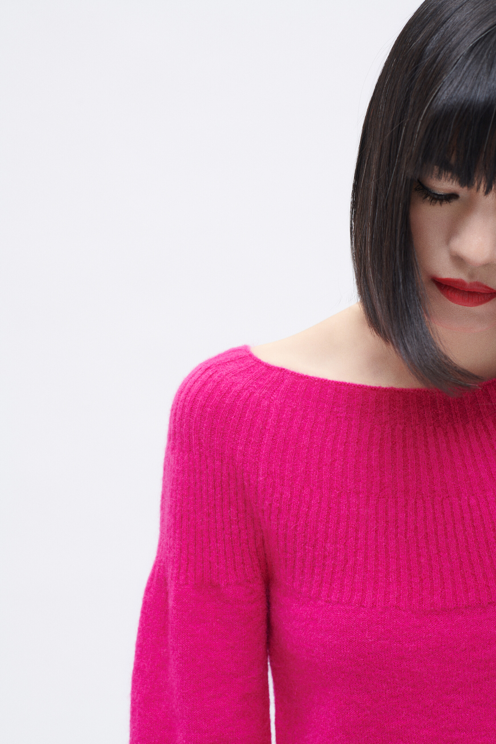 Pull mano rose femme