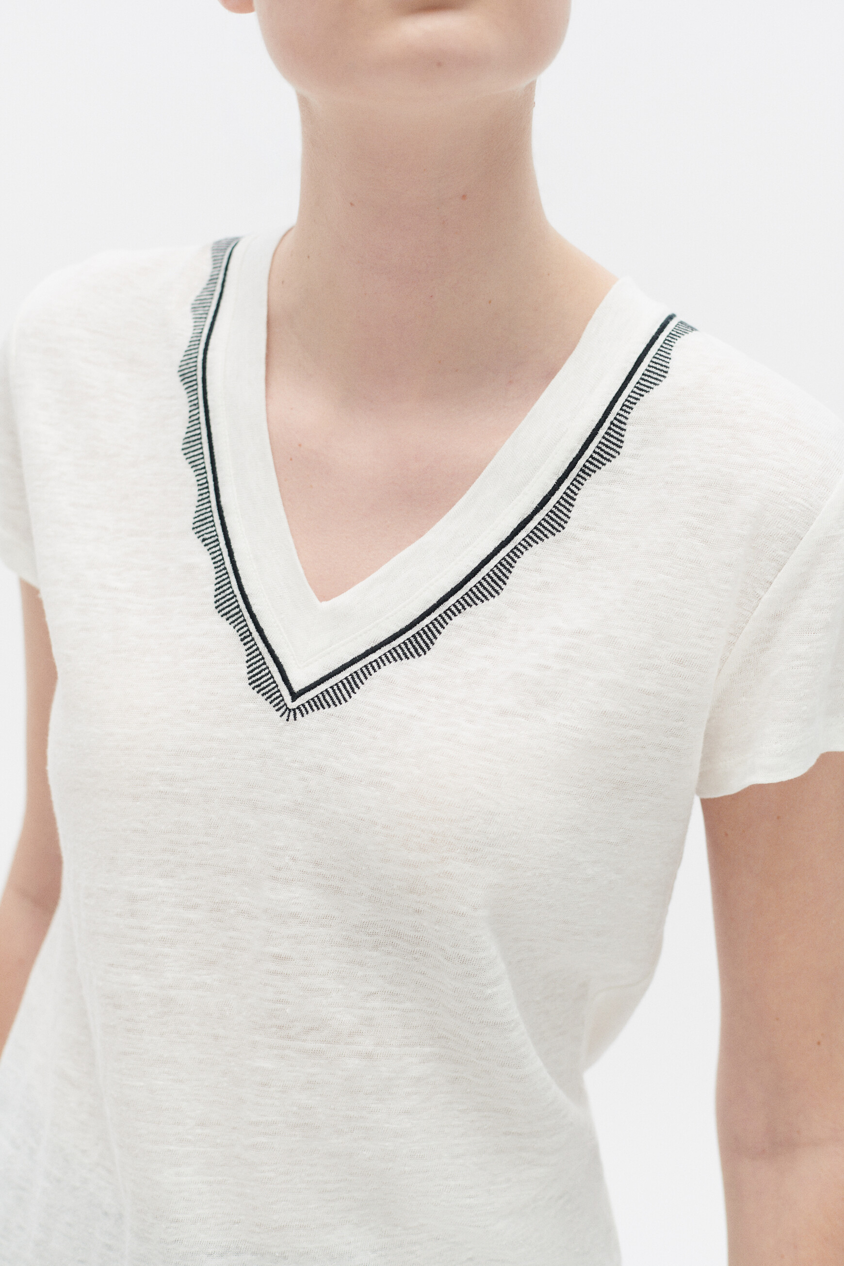 t shirt toleda ivoire femme T-shirt toleda ivoire femme