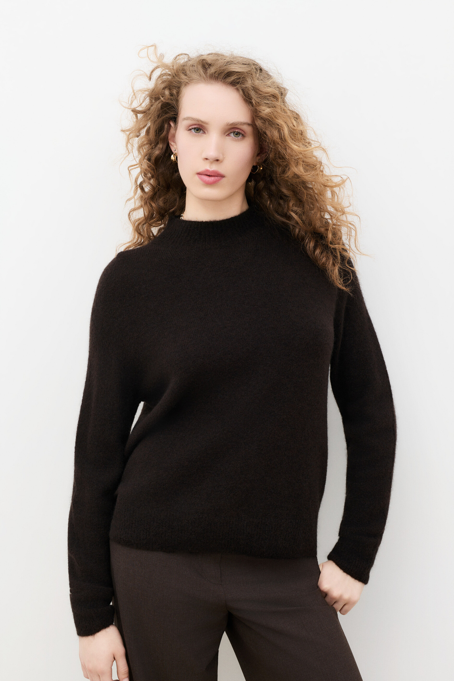 Marianno sweater dark brown woman