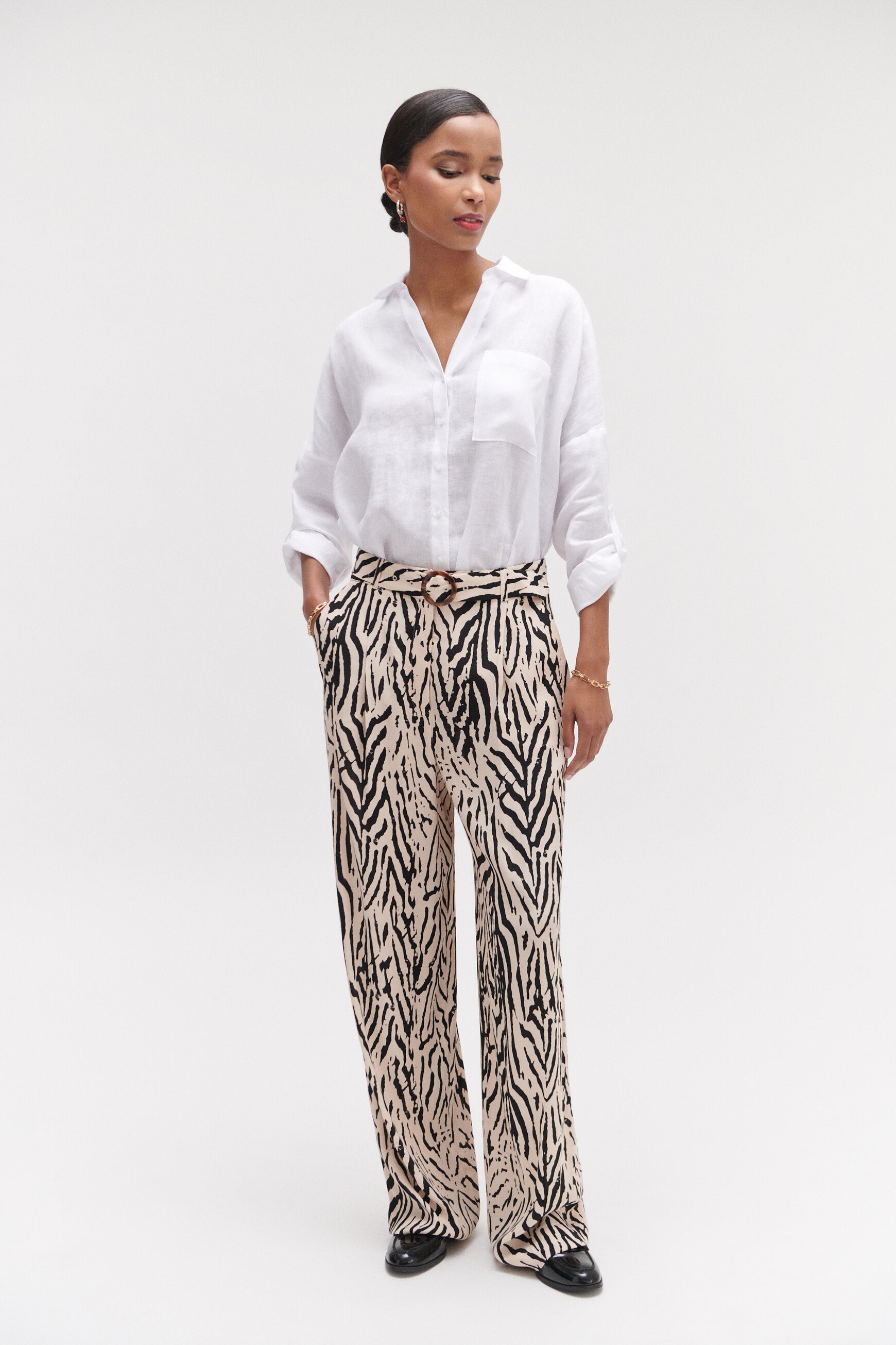 Hose Lenzo schwarz damen