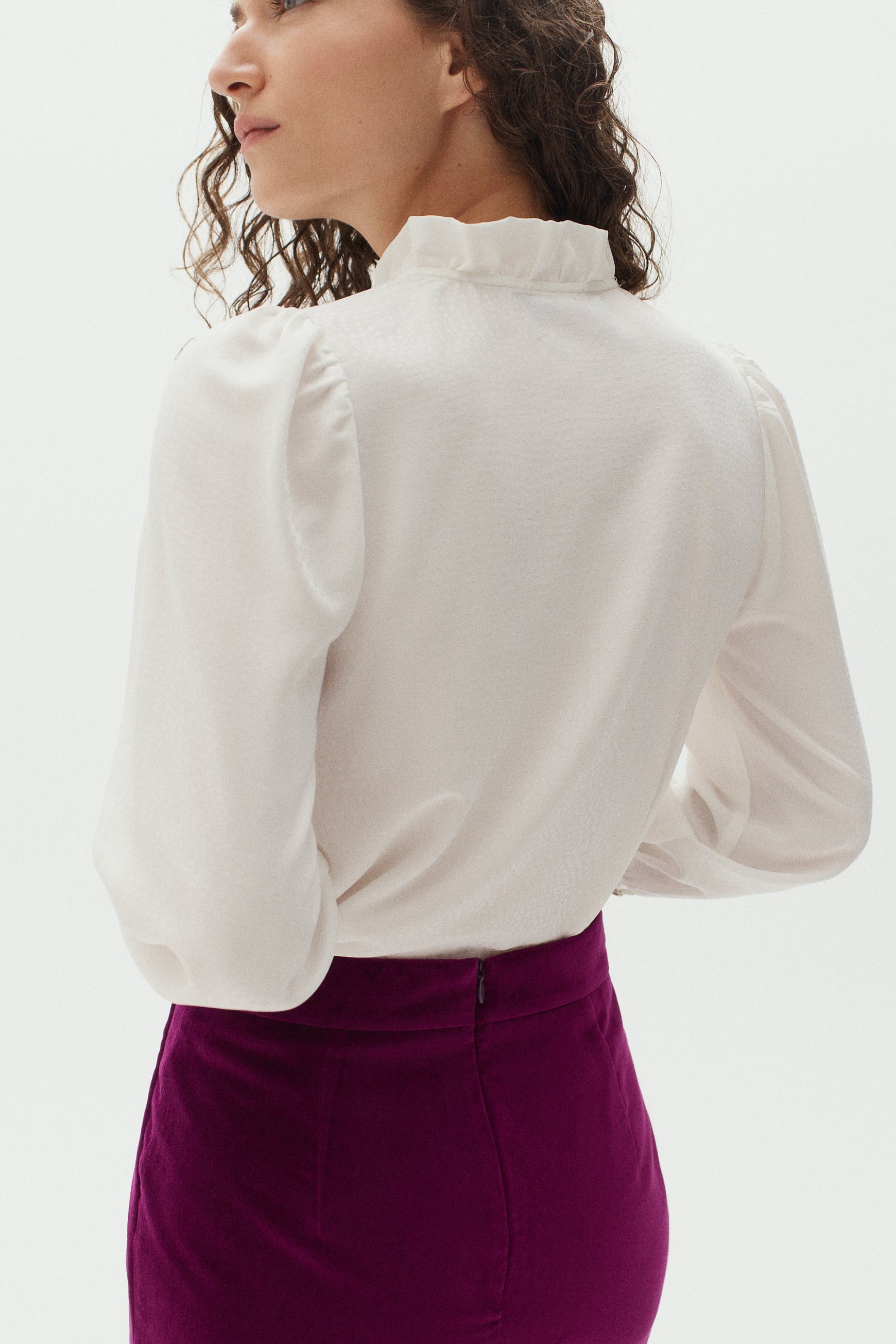 Bluse Nao elfenbein damen