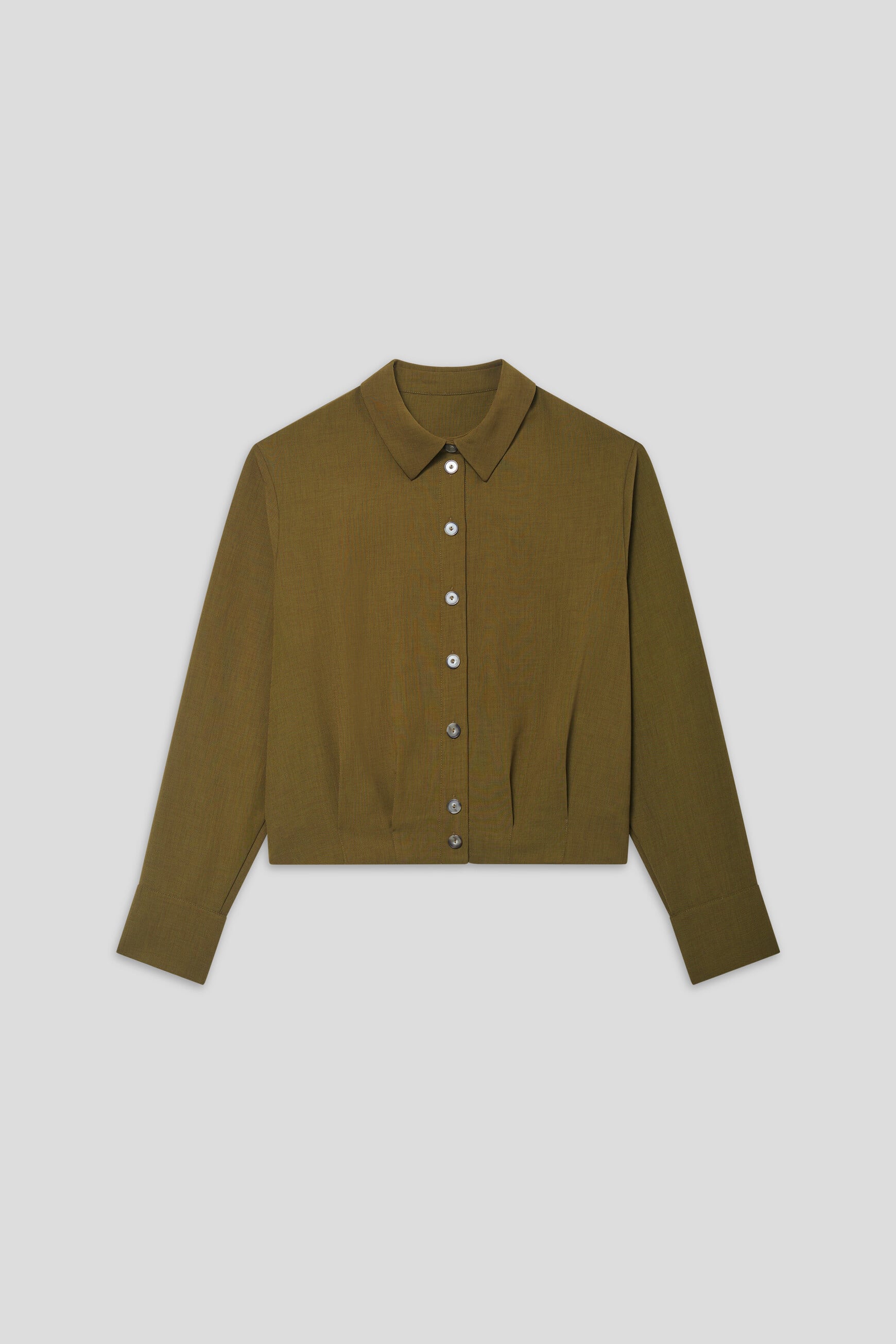 Chemise Cime vert olive femme