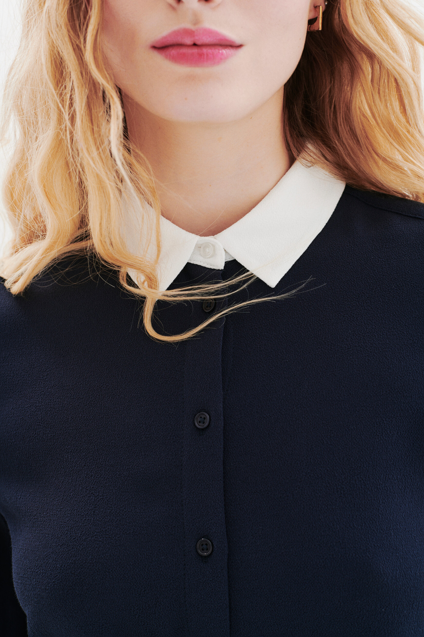 Cbrendon shirt navy blue woman