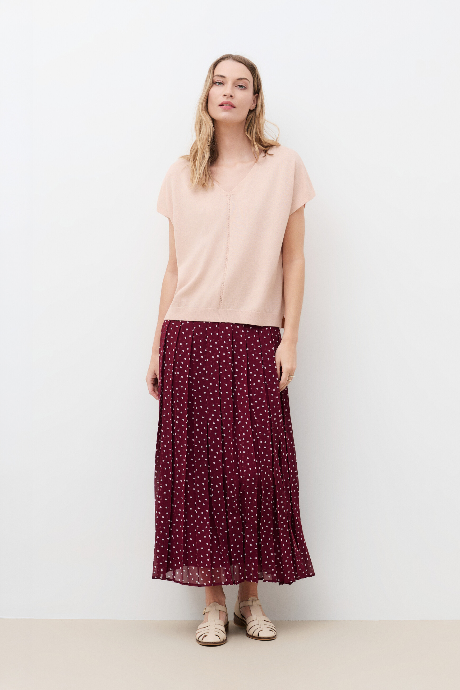 Mrachel sweater light pink woman