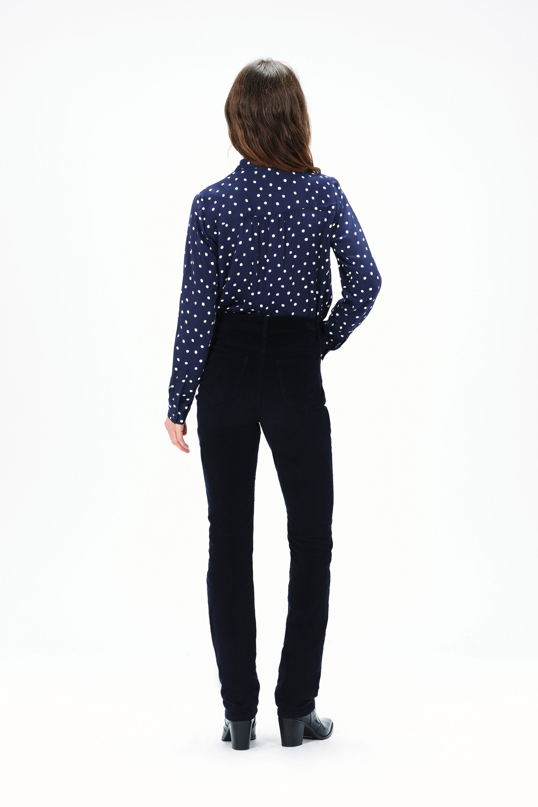 Pantalon pchicagov bleu marine femme