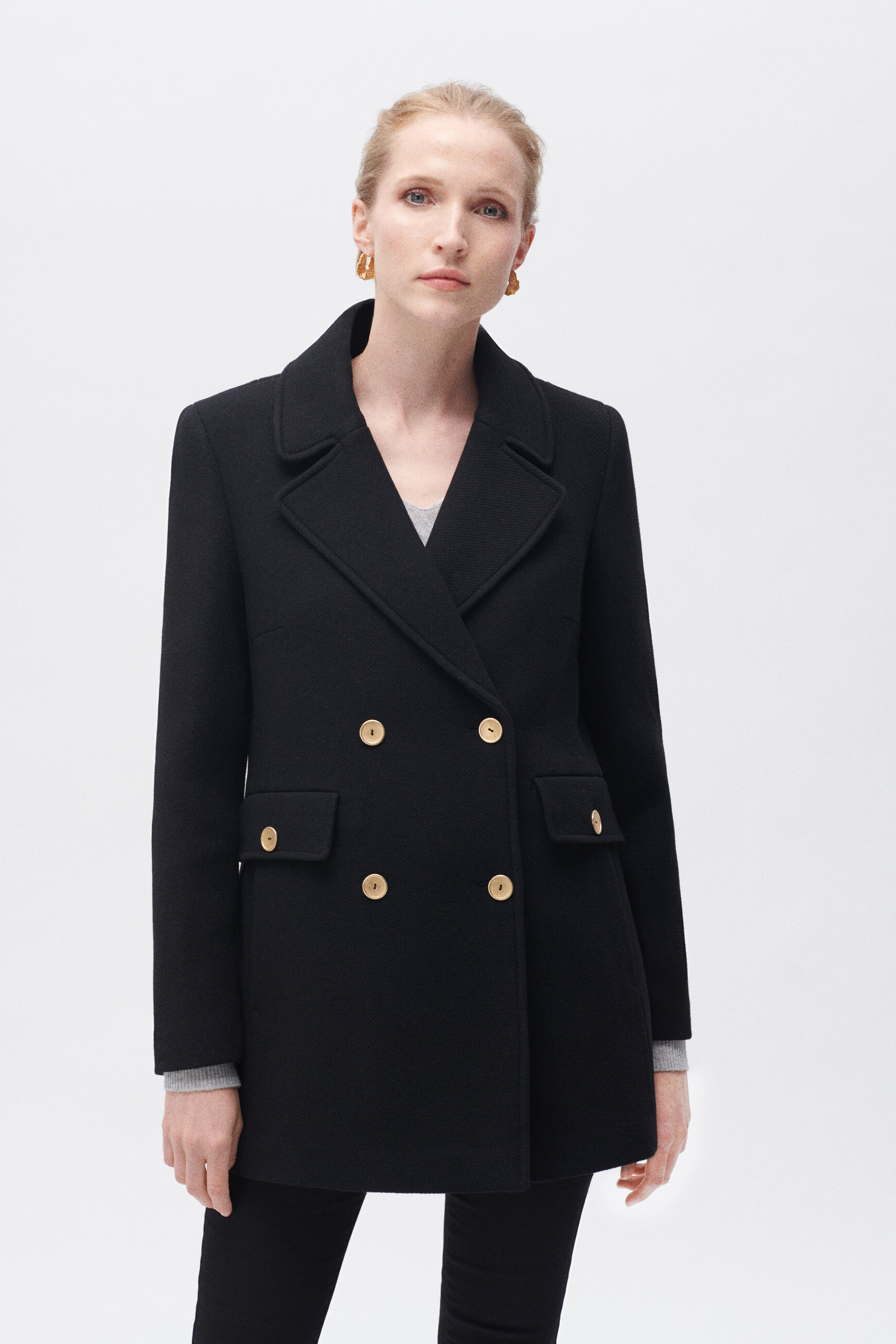 Manteau gipsy noir femme