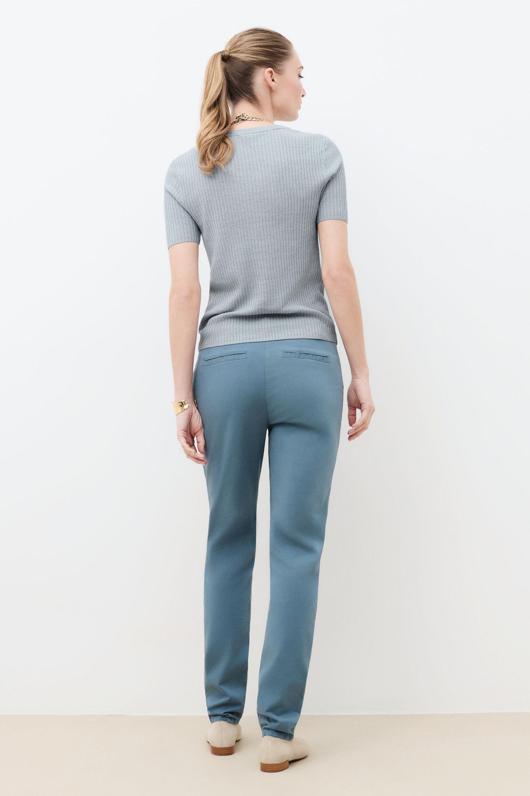 Pull Mvanessa bleu pastel femme