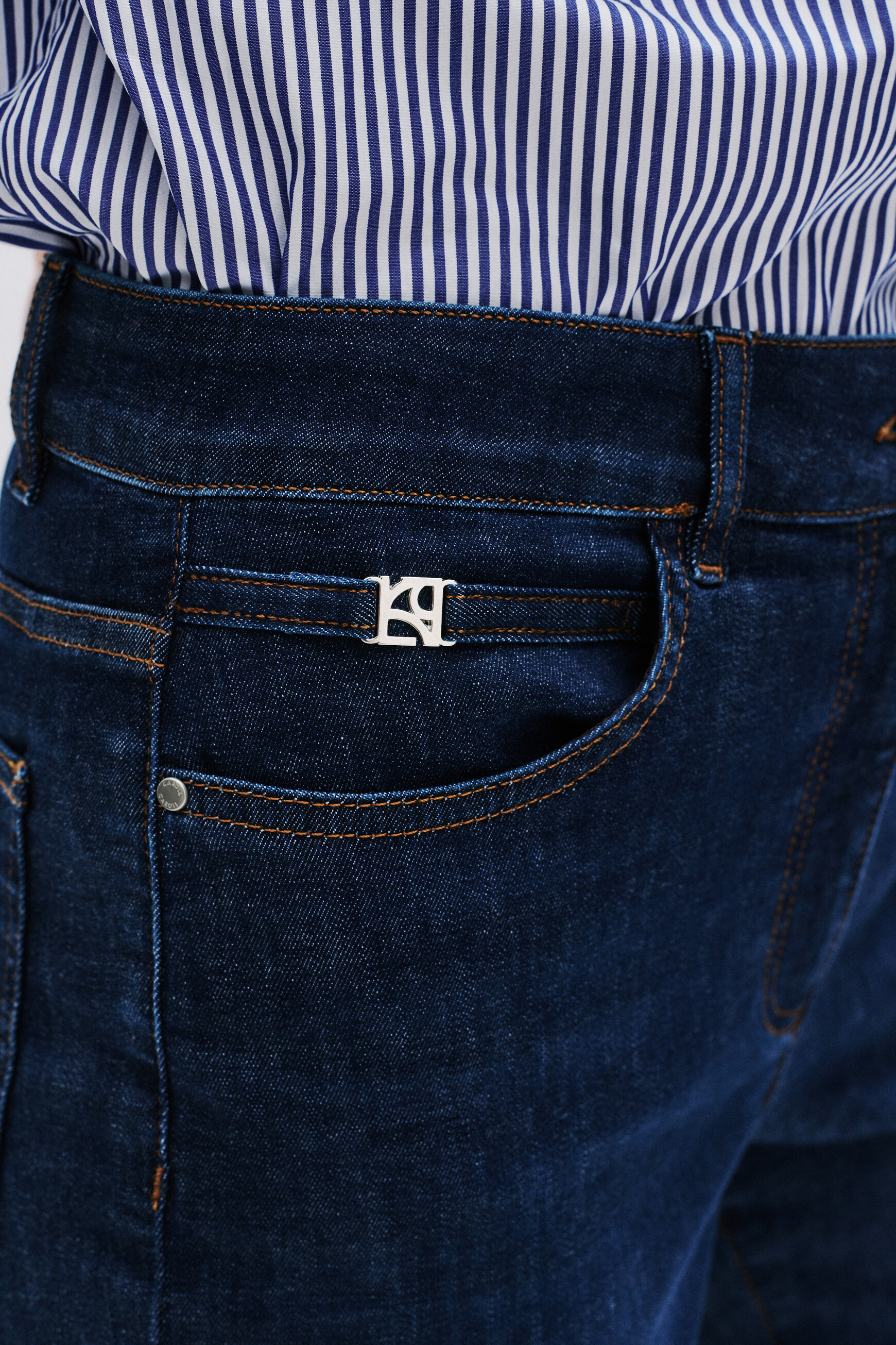 broek pacome denim double stone vrouw Broek Pacome denim double stone vrouw