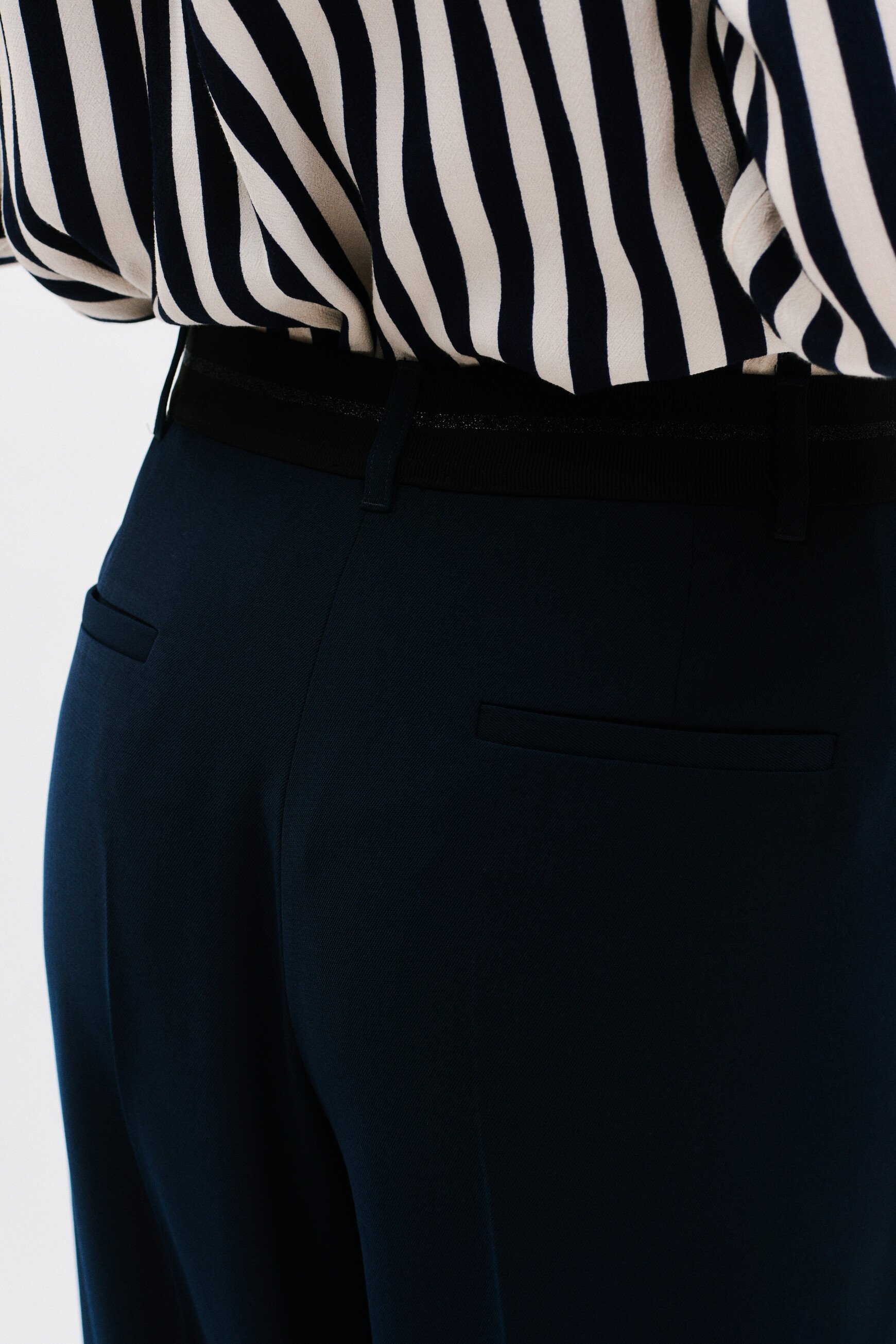 pantalon presley bleu marine femme Pantalon presley bleu marine femme
