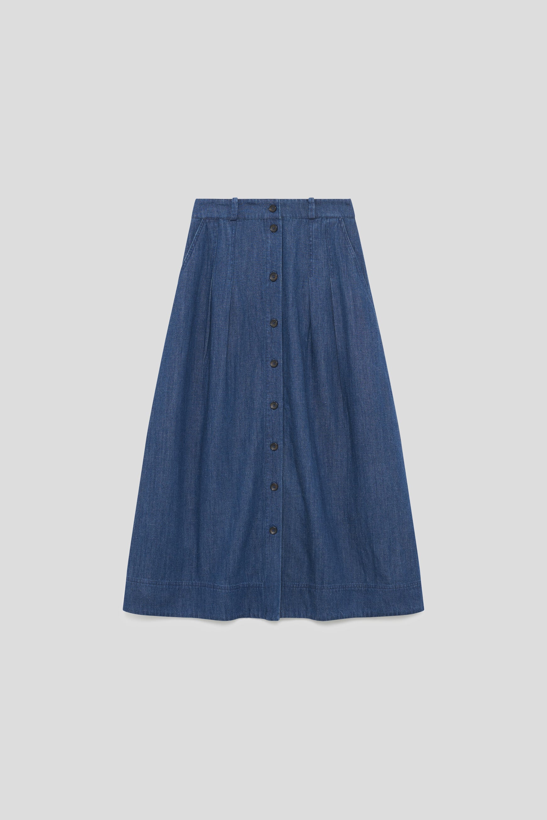 Skirt Jolane2 stone denim woman