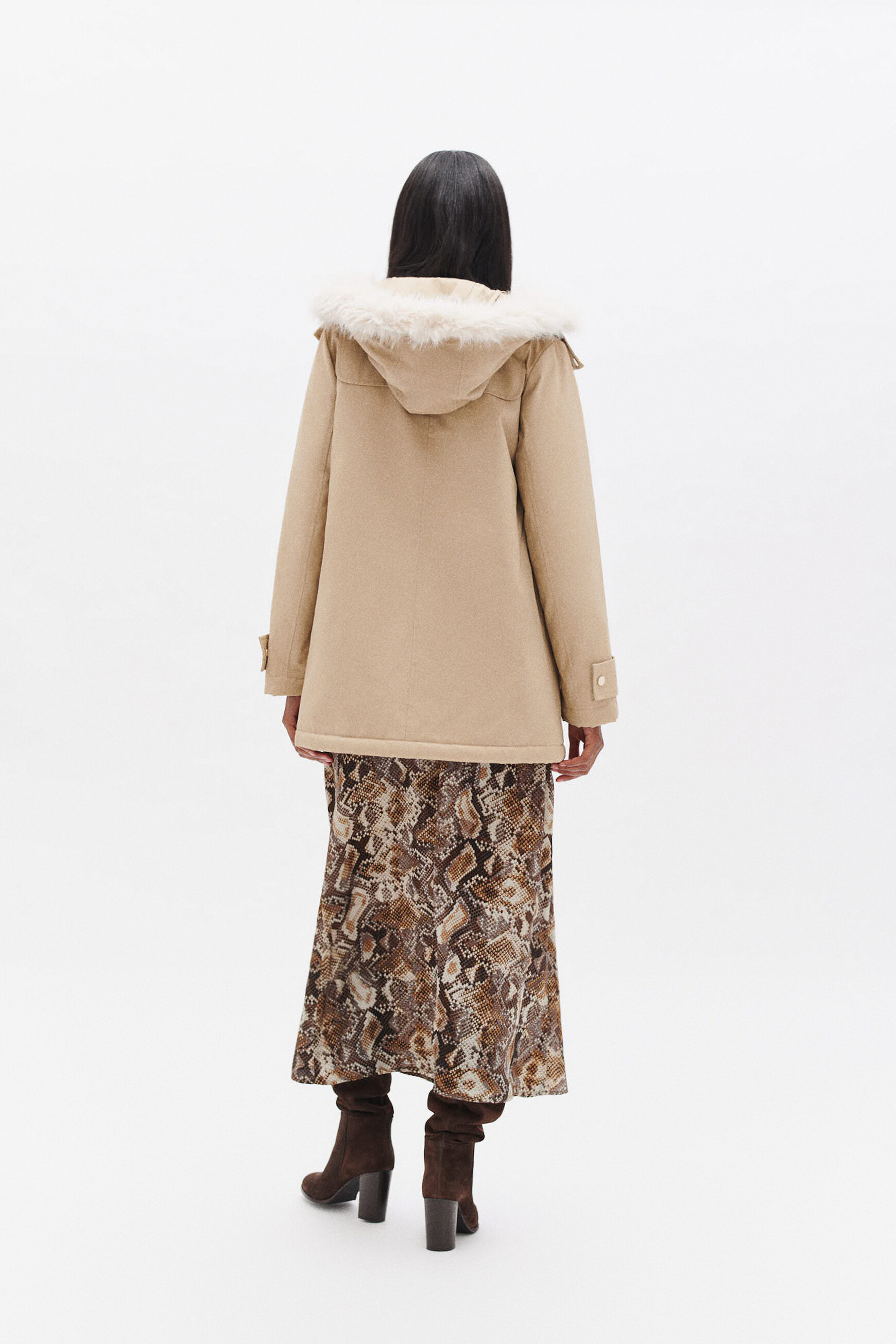 Parka galaska beige femme