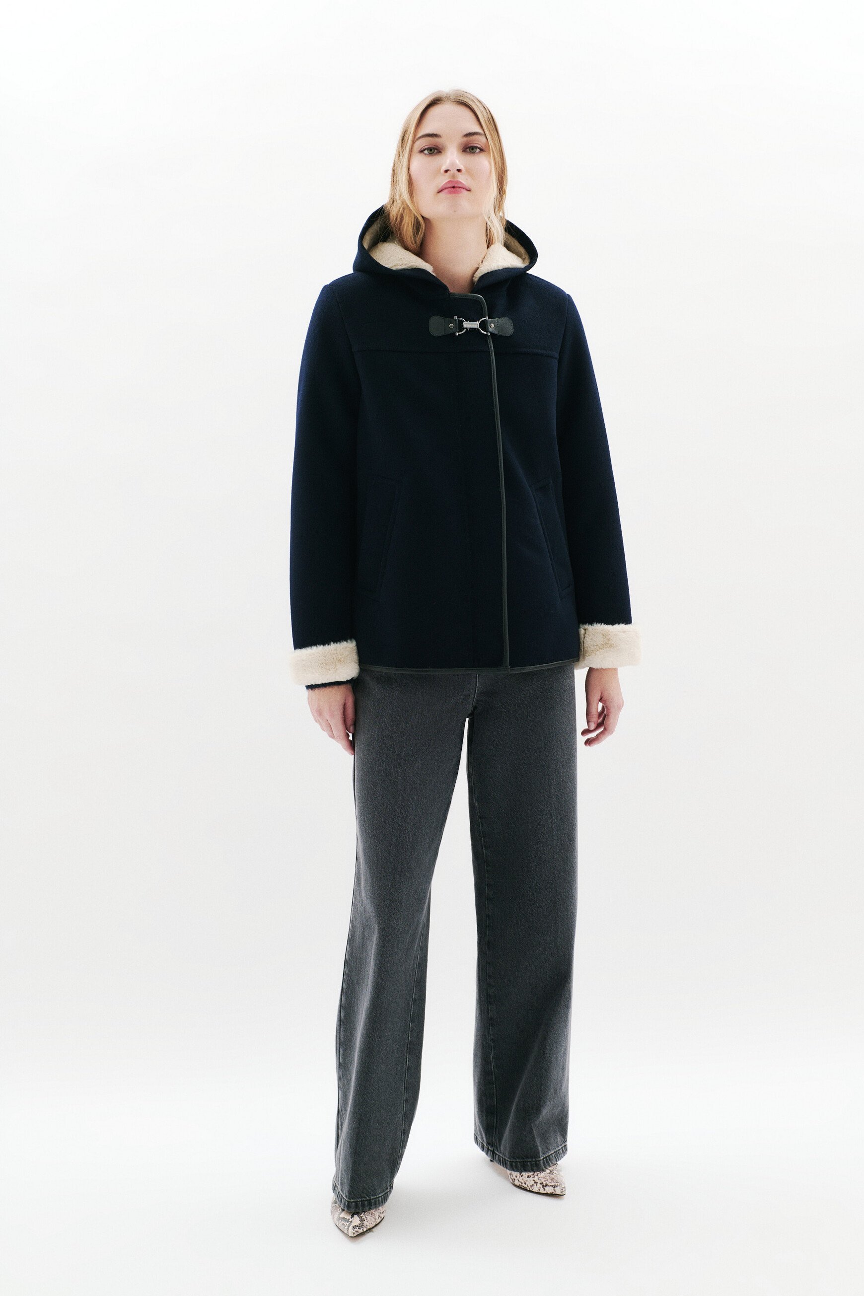 guimosse coat navy blue woman Guimosse coat navy blue woman