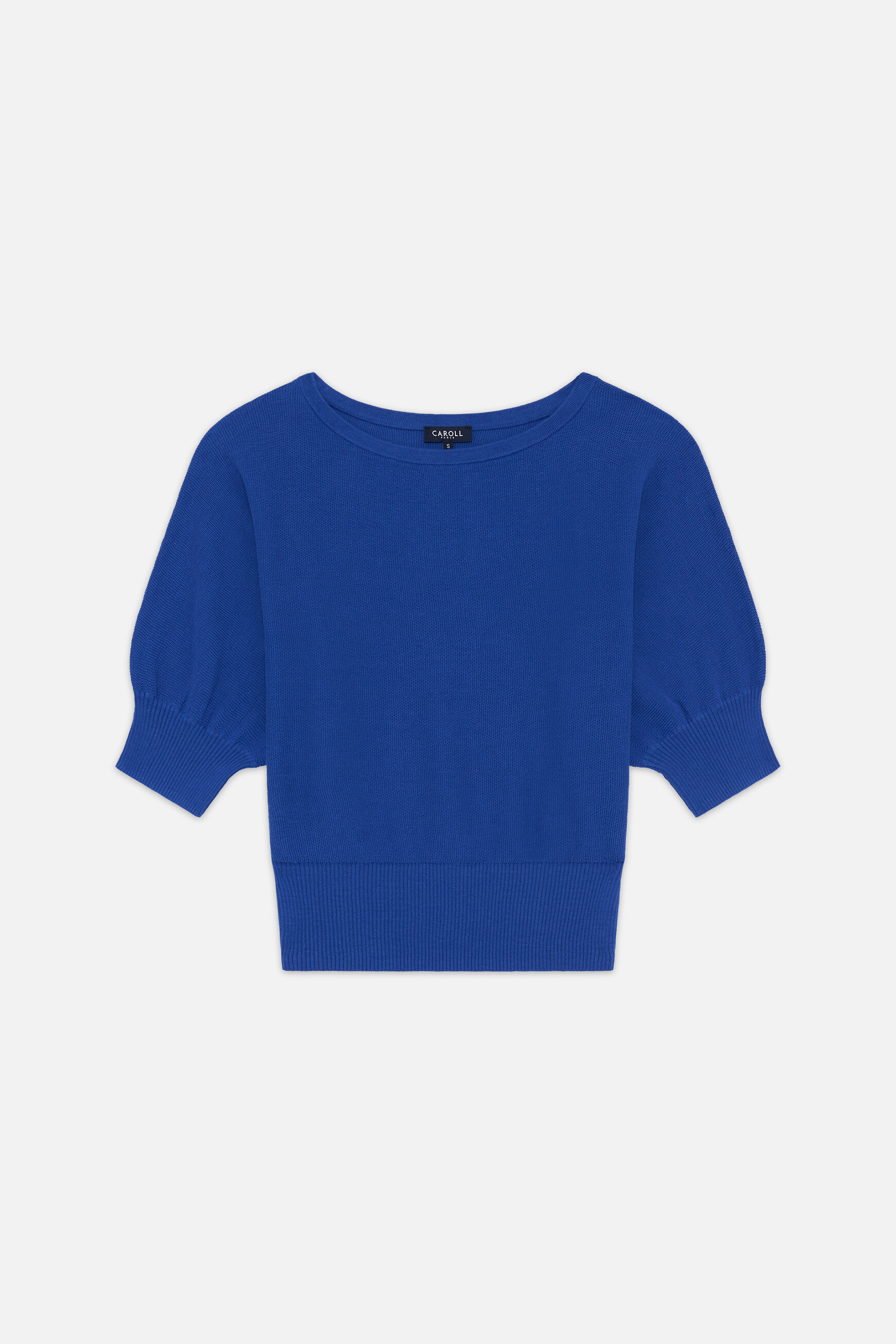 Malha joan oversize azul el&eacute;ctrico mulher