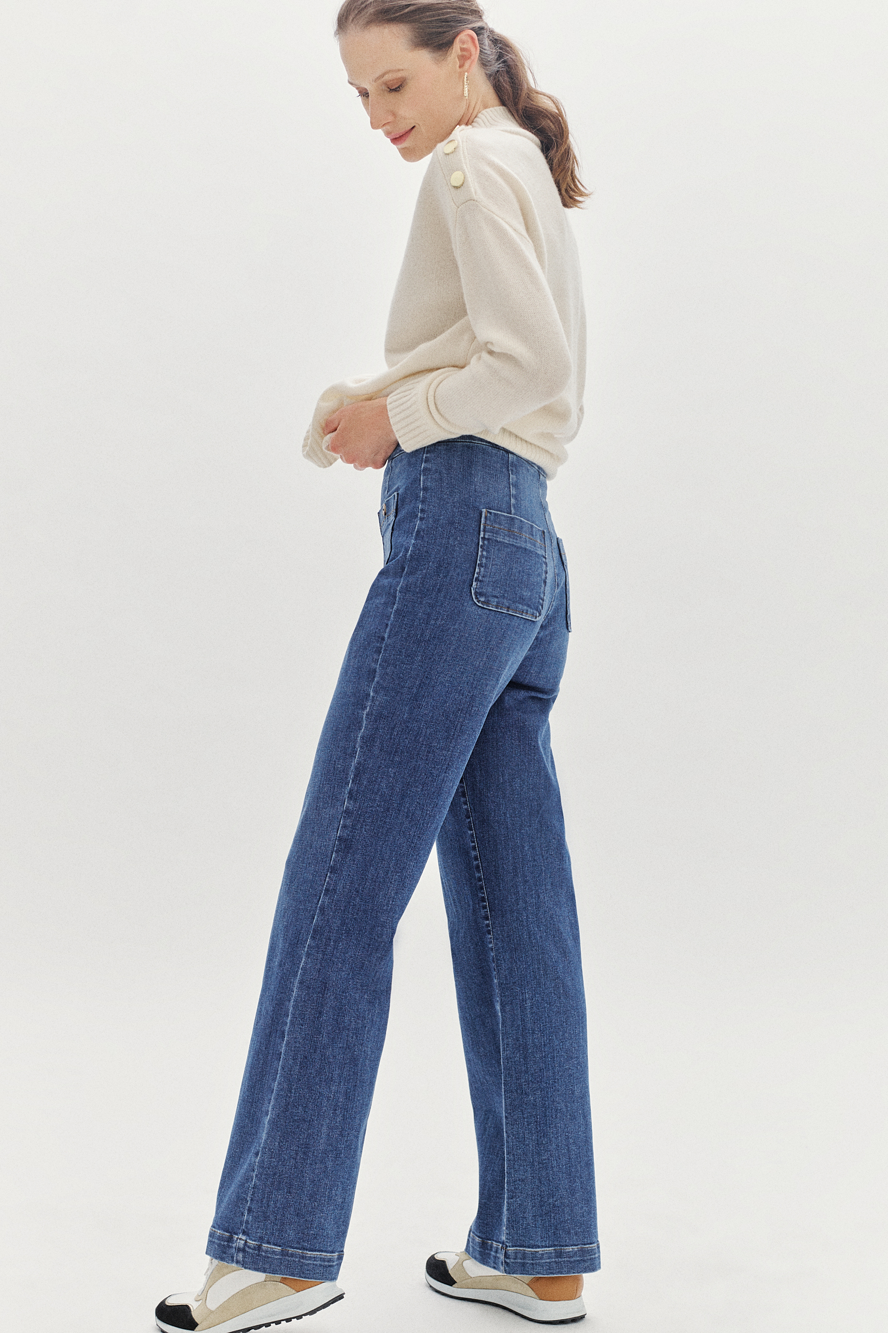 pantalon rima denim stone femme pantalon rima denim stone femme