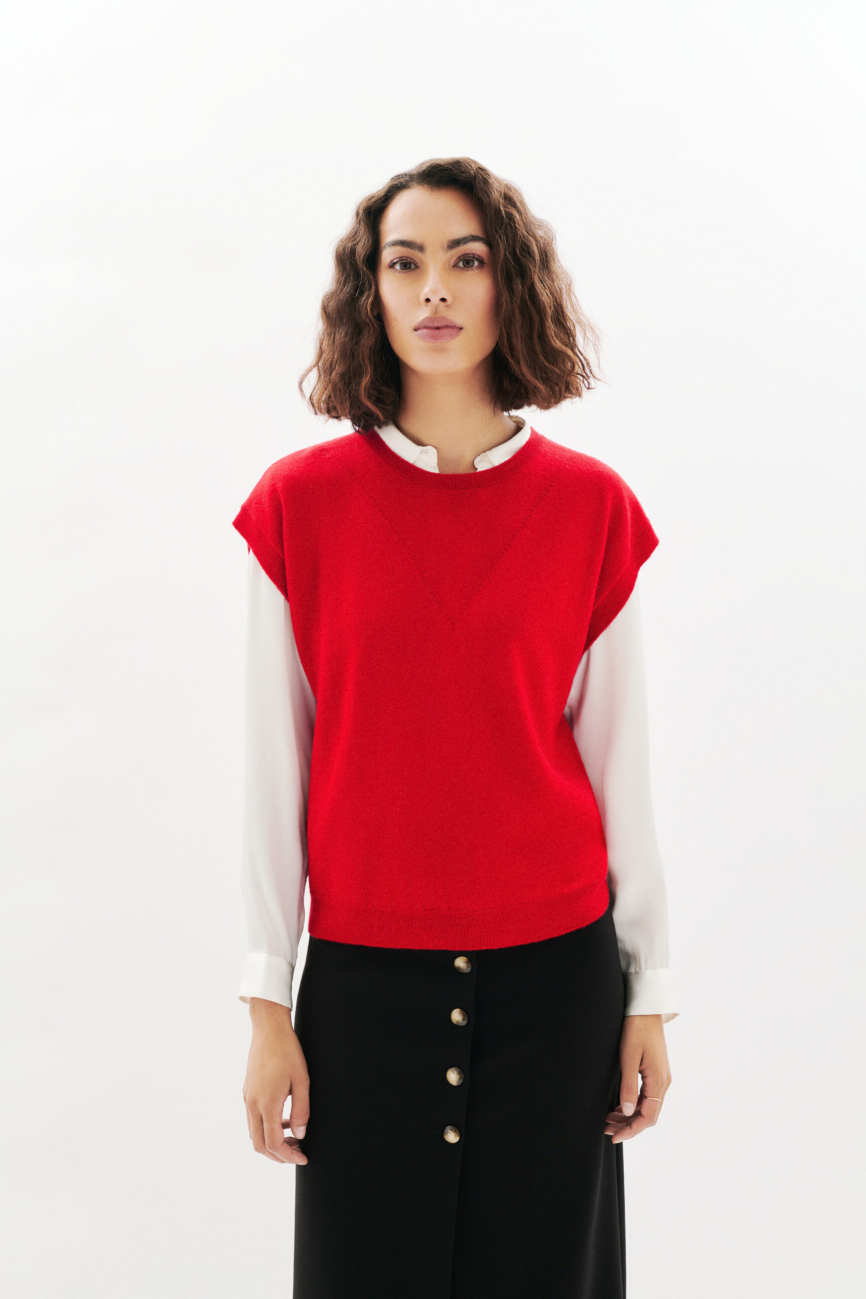 Mathilde sweater red woman