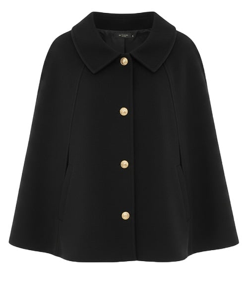Poncho Hacap preto mulher