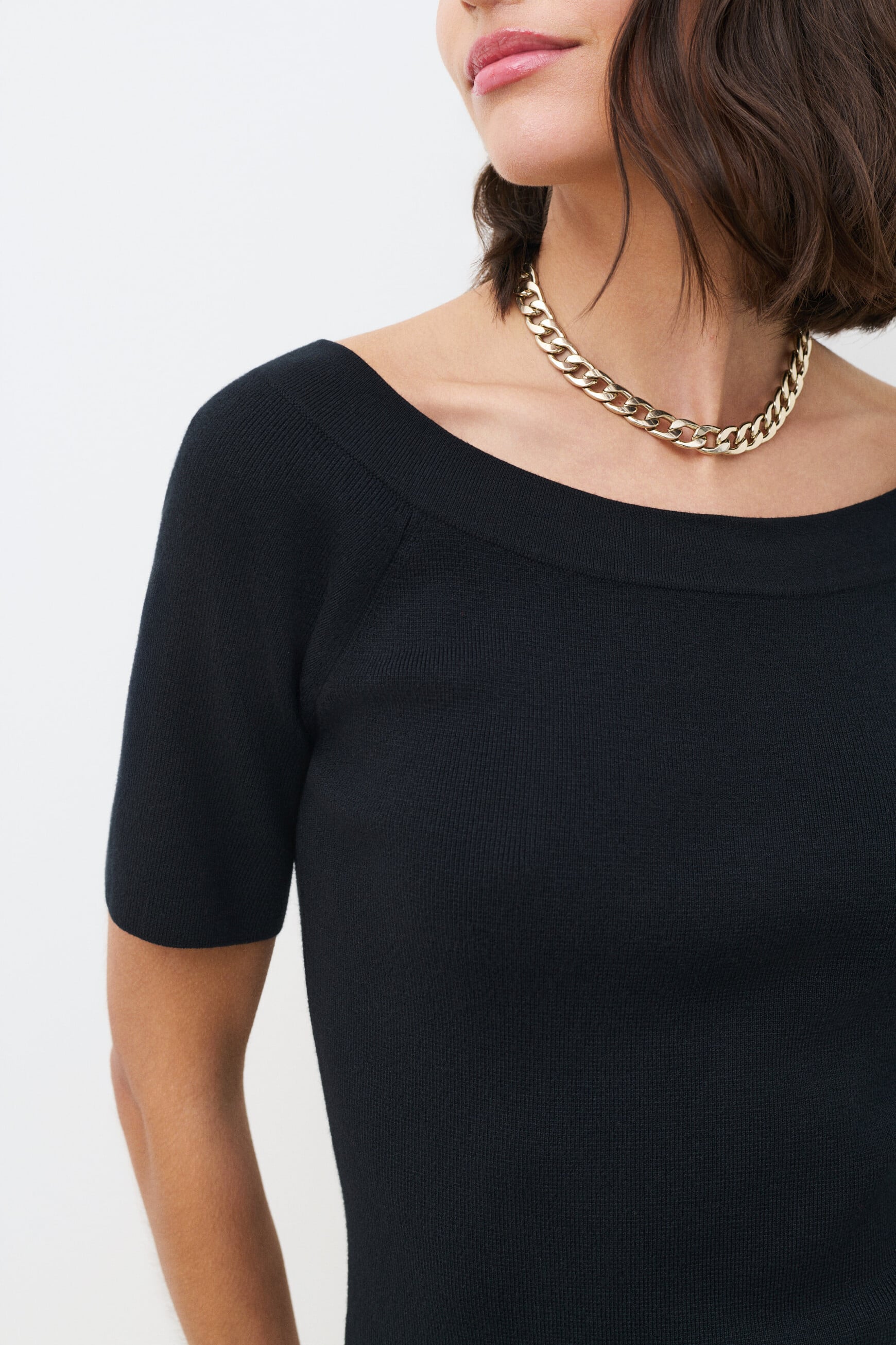 Pull Malone noir femme