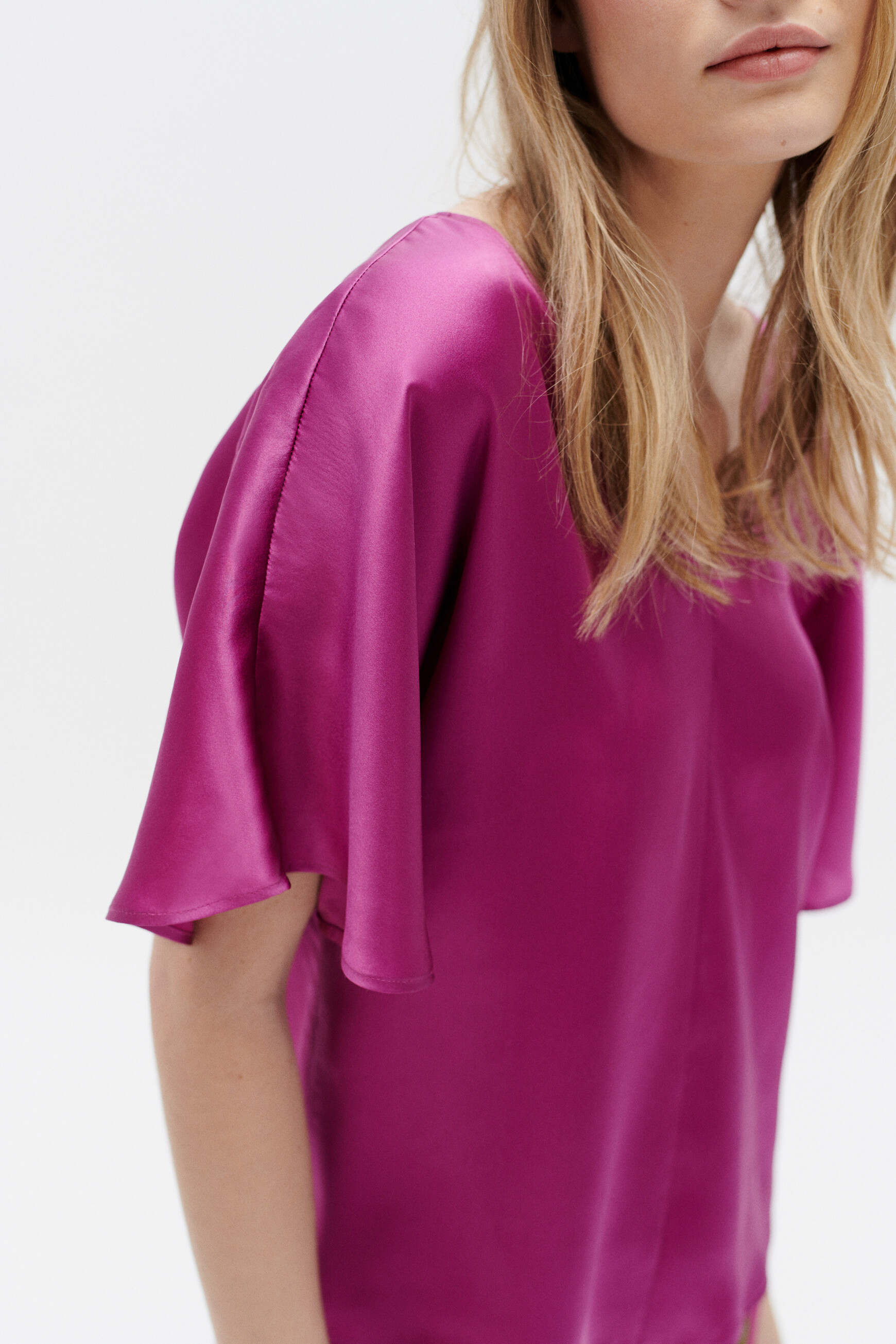 blouse cselma violet clair femme Blouse cselma violet clair femme
