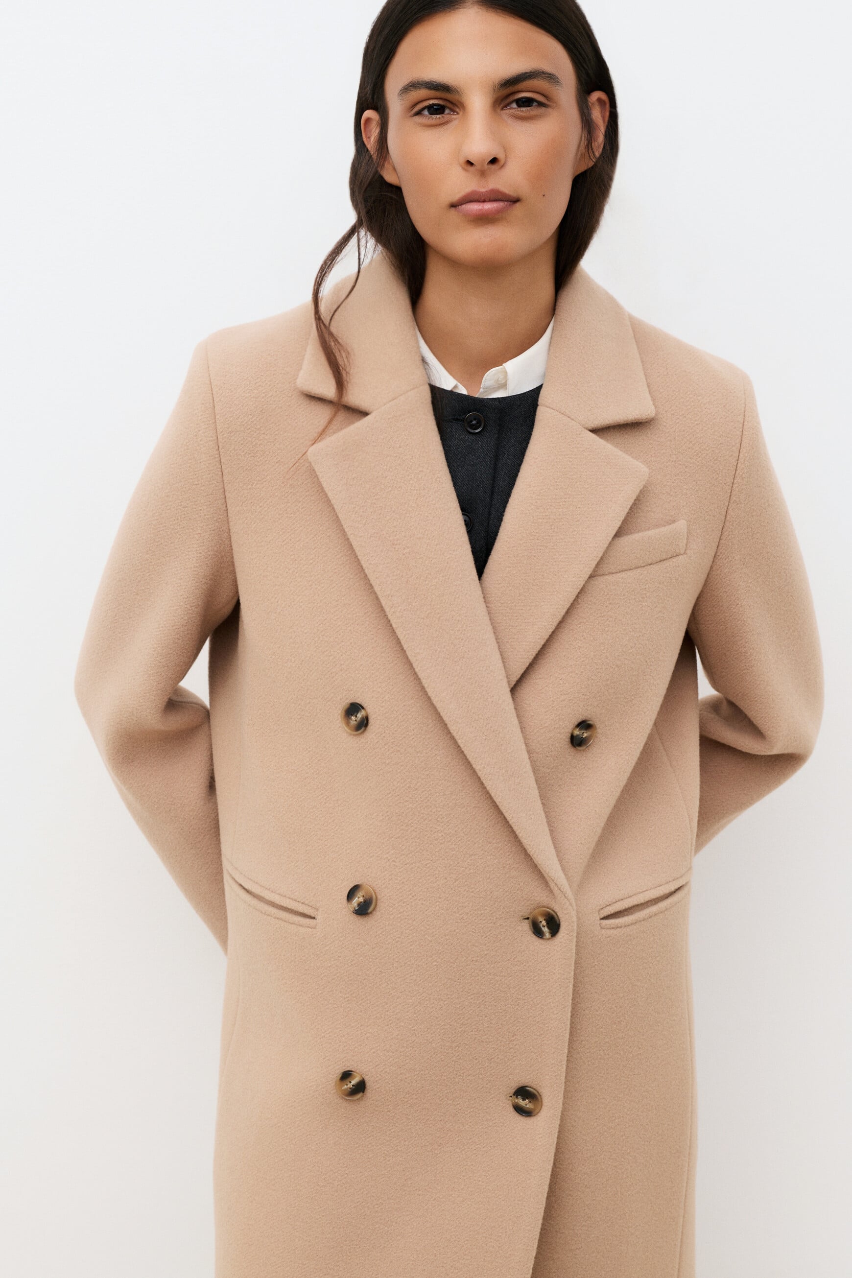 Giacomo2 coat camel woman