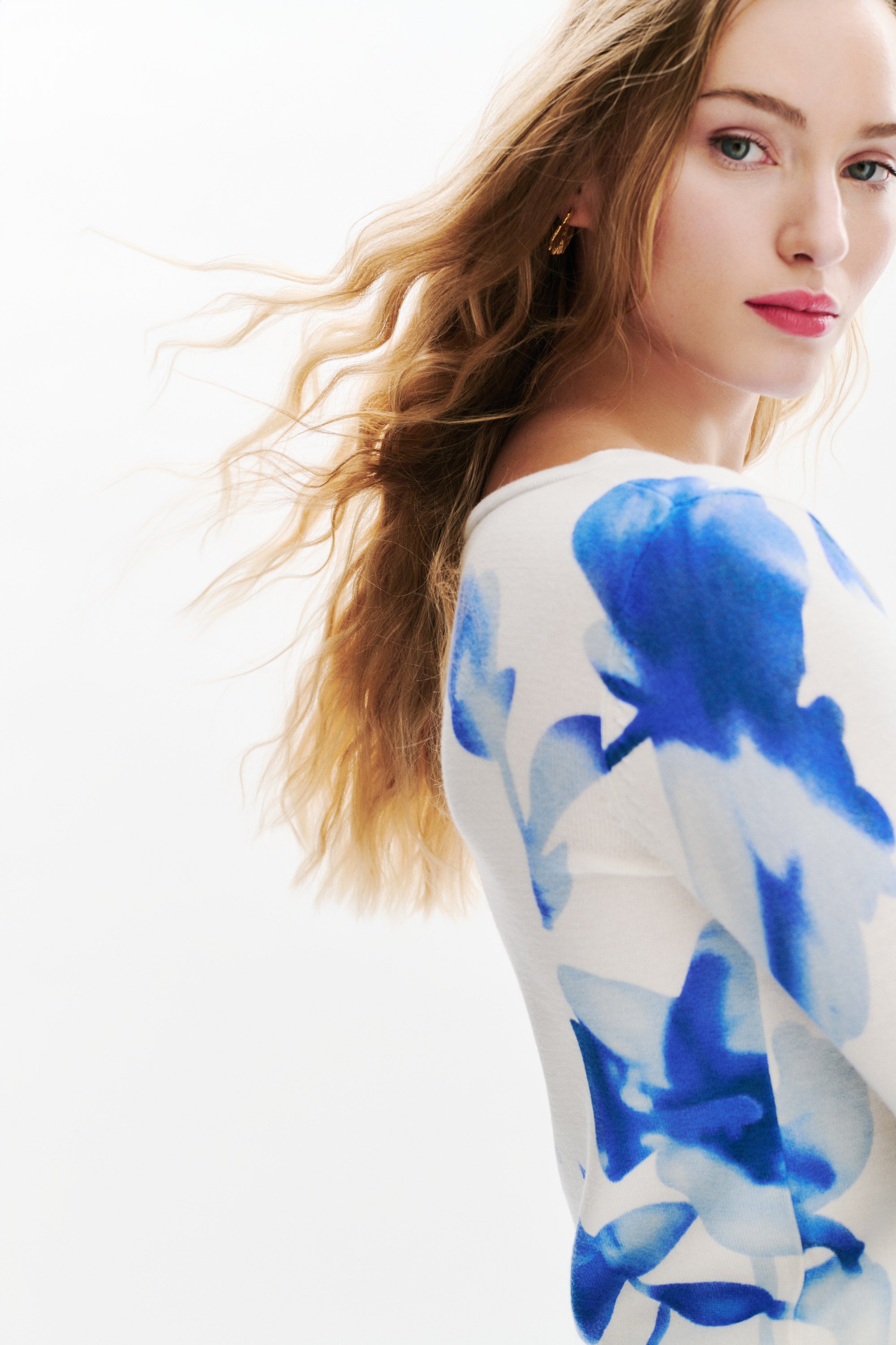 Pull Mluke2 bleu femme