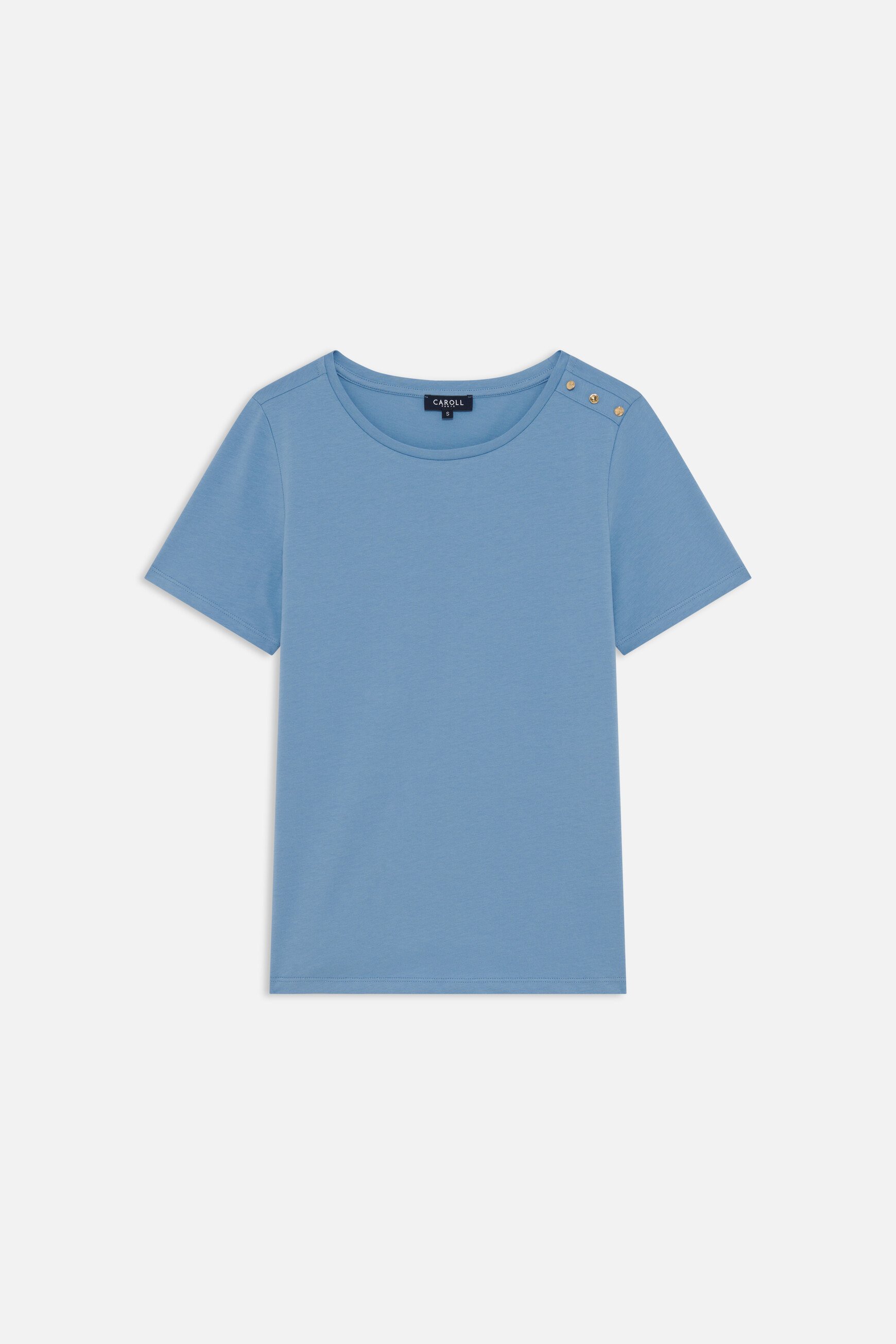 t shirt tjaya bleu gris femme T-shirt tjaya bleu gris femme