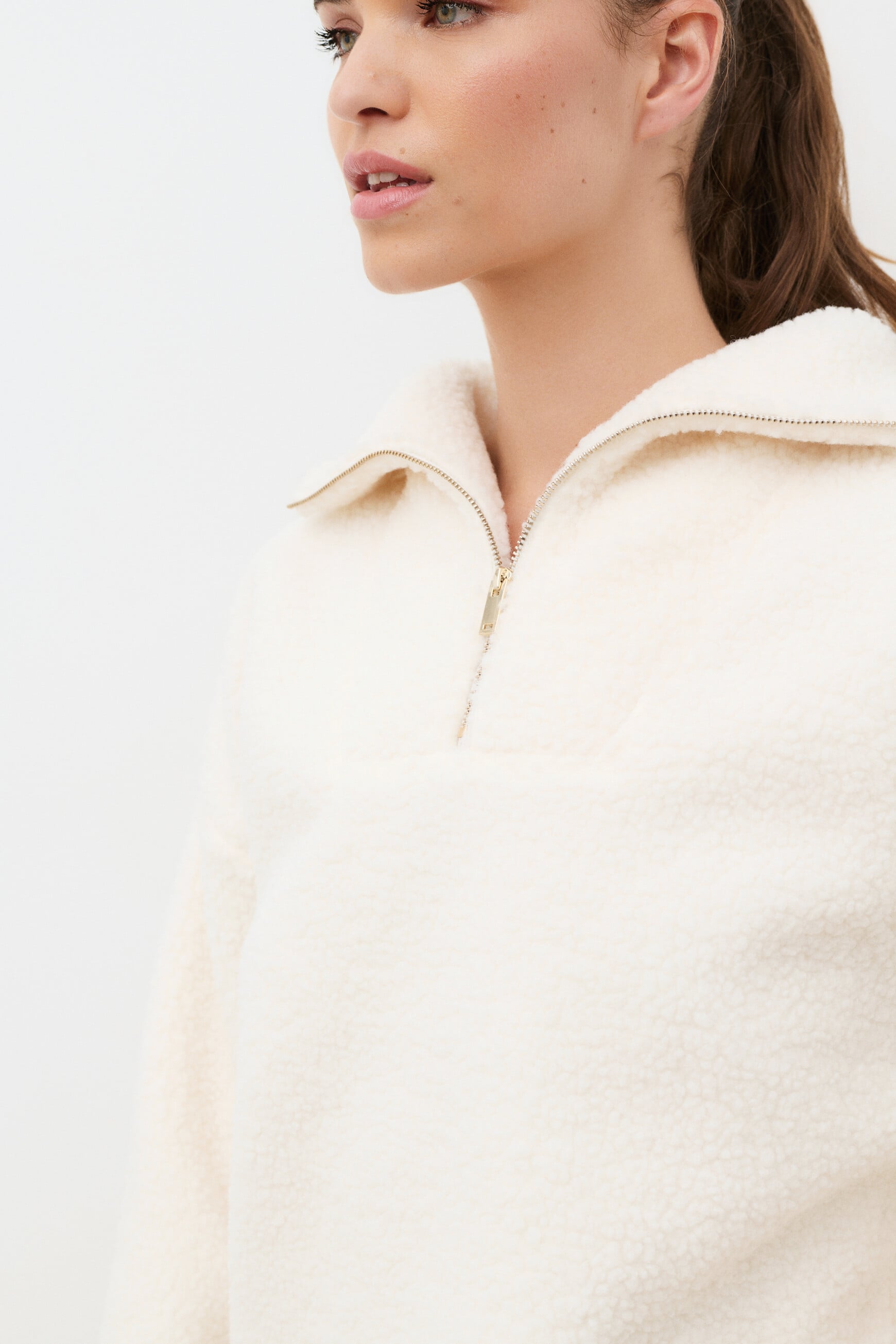 Sweat Tleandro1 ecru woman