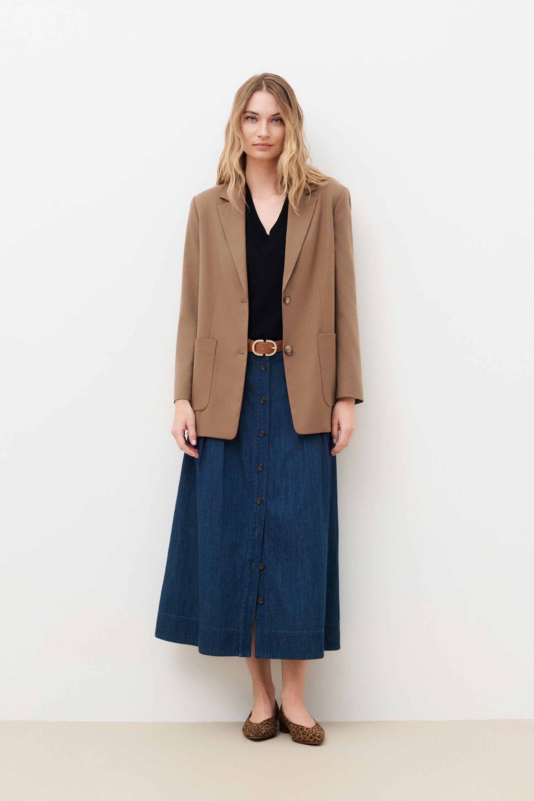 Vceleste jacket dark brown woman