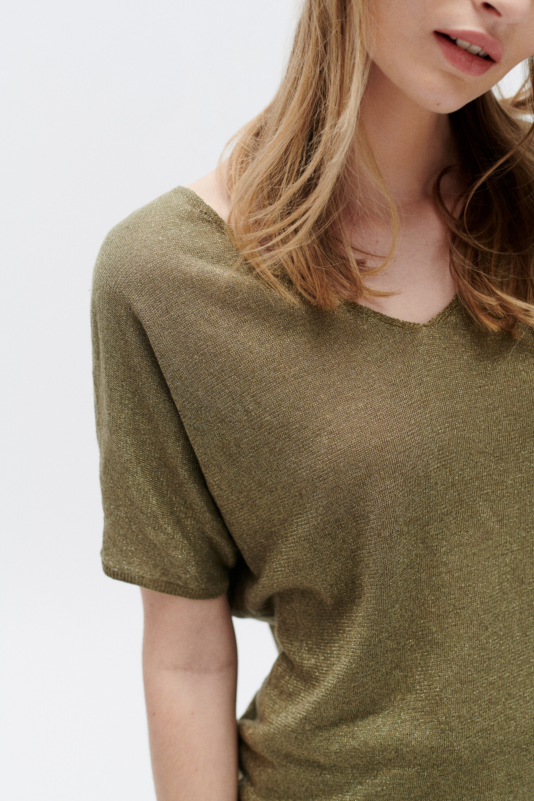 pull milane vert olive femme Pull milane vert olive femme